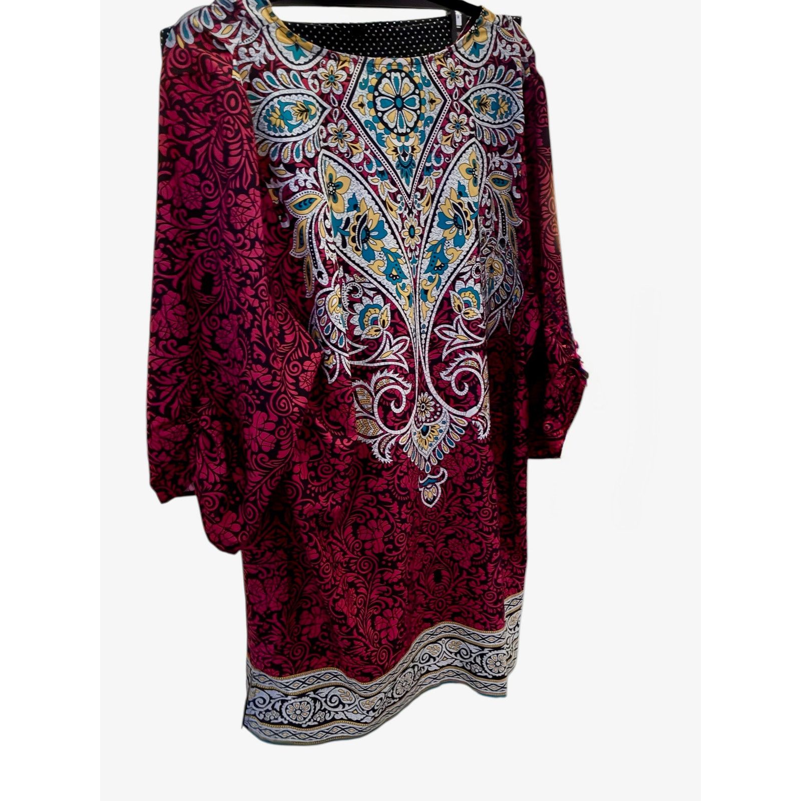 & Other Stories Urban Coco Red Asian Inspired Blouse NWT - XXL Size XXL / US 16-18 / IT 52-54 - 4 Thumbnail