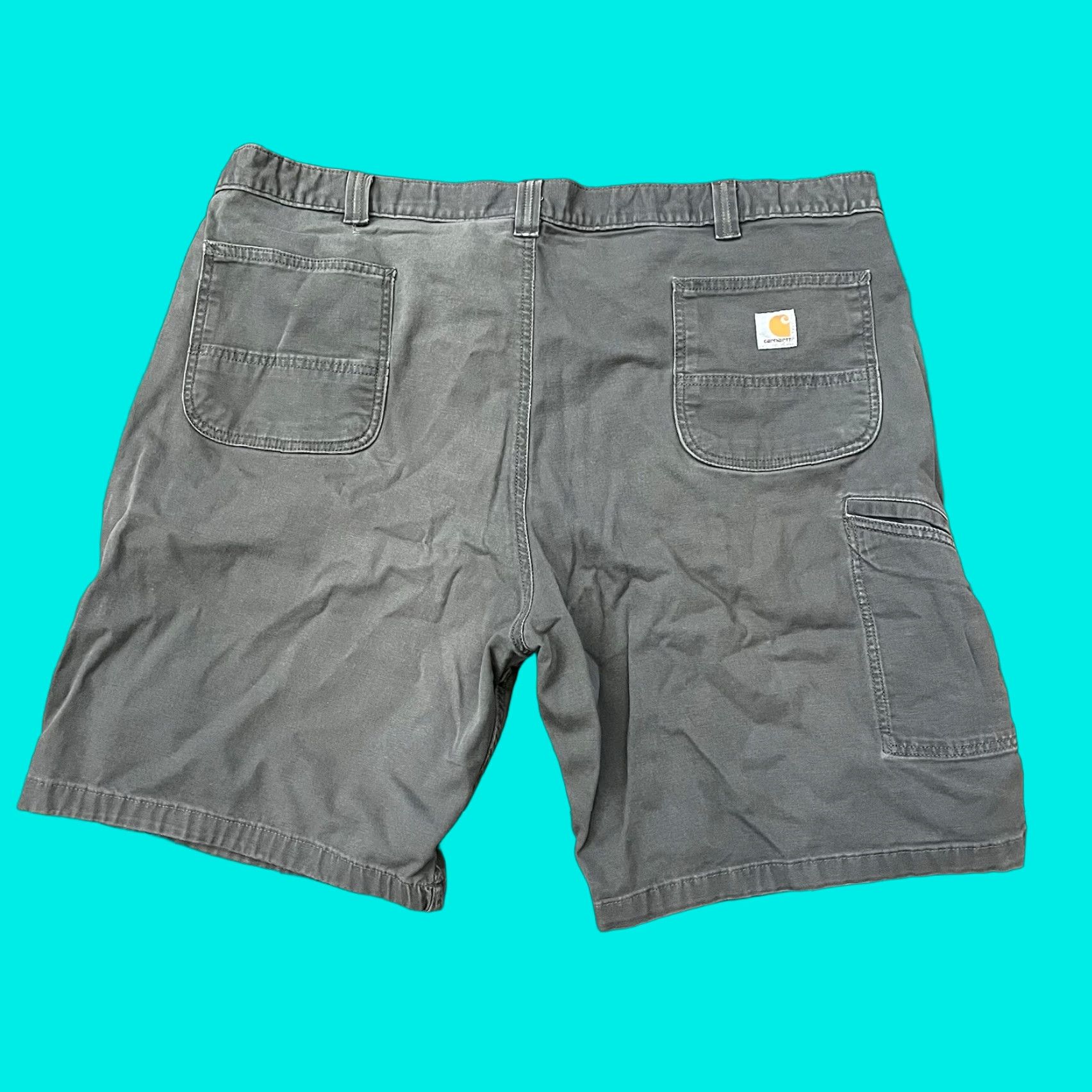 Carhartt Carhartt Utility Work Shorts Men's Size 46 Relaxed Fit Canvas Cargo Gray Size US 30 / EU 46 - 1 Thumbnail