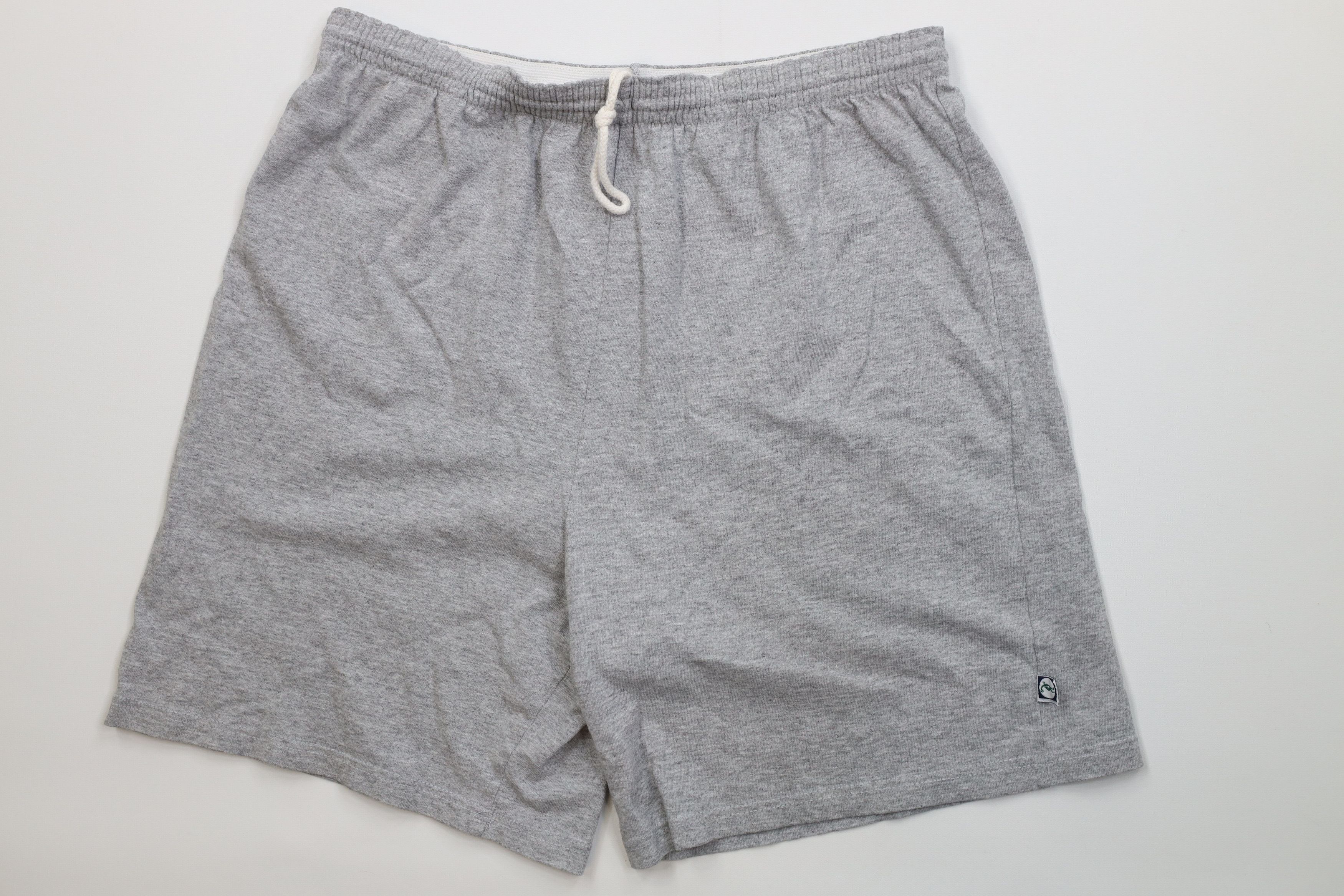 Vintage Vintage 90s Streetwear Blank Above Knee Shorts Heather Gray Size US 32 / EU 48 - 1 Thumbnail