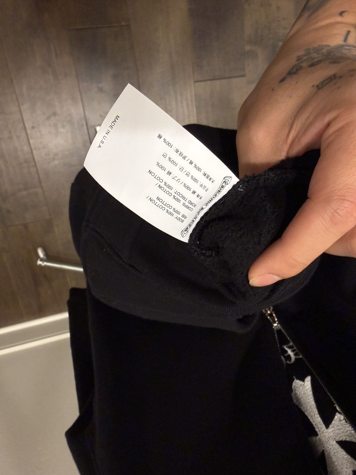 Chrome Hearts Chrome hearts cemetery zip up hoodie Size US L / EU 52-54 / 3 - 8 Thumbnail