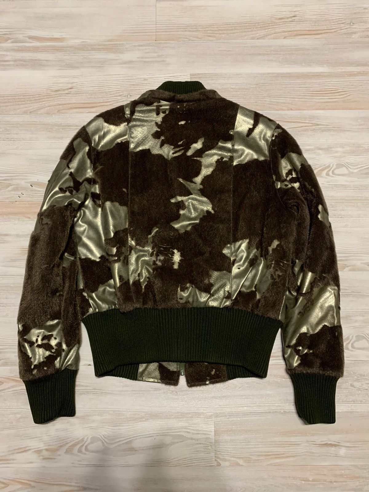 If Six Was Nine × Vintage Avantgarde bomber jacket with mini fur Size M / US 6-8 / IT 42-44 - 8 Thumbnail