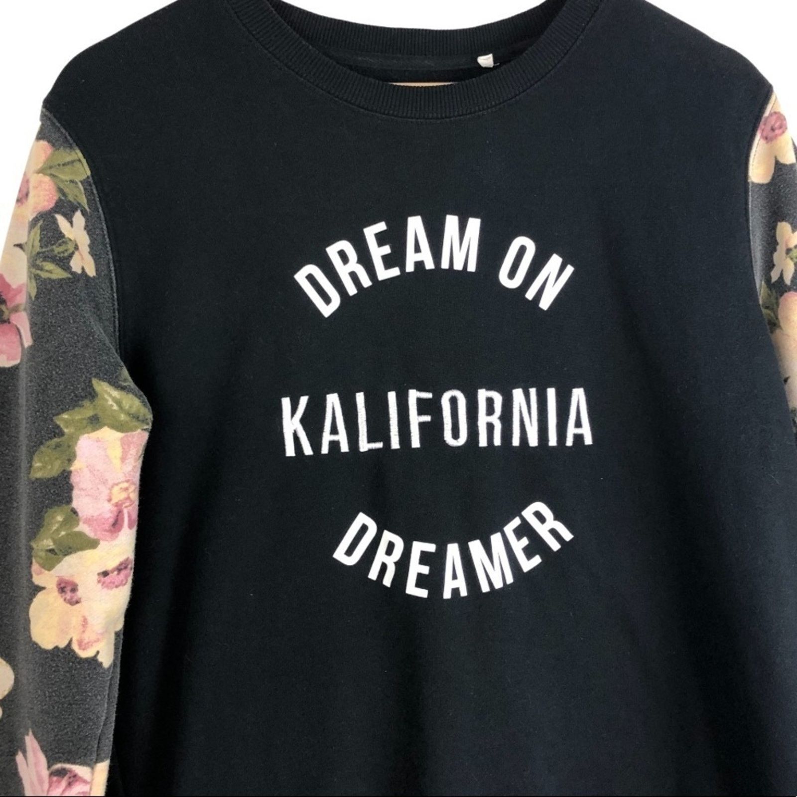 Kendall And Kylie Kendall & Kylie Women’s Dream On Pullover Floral Sweatshirt Size M / US 6-8 / IT 42-44 - 6 Thumbnail