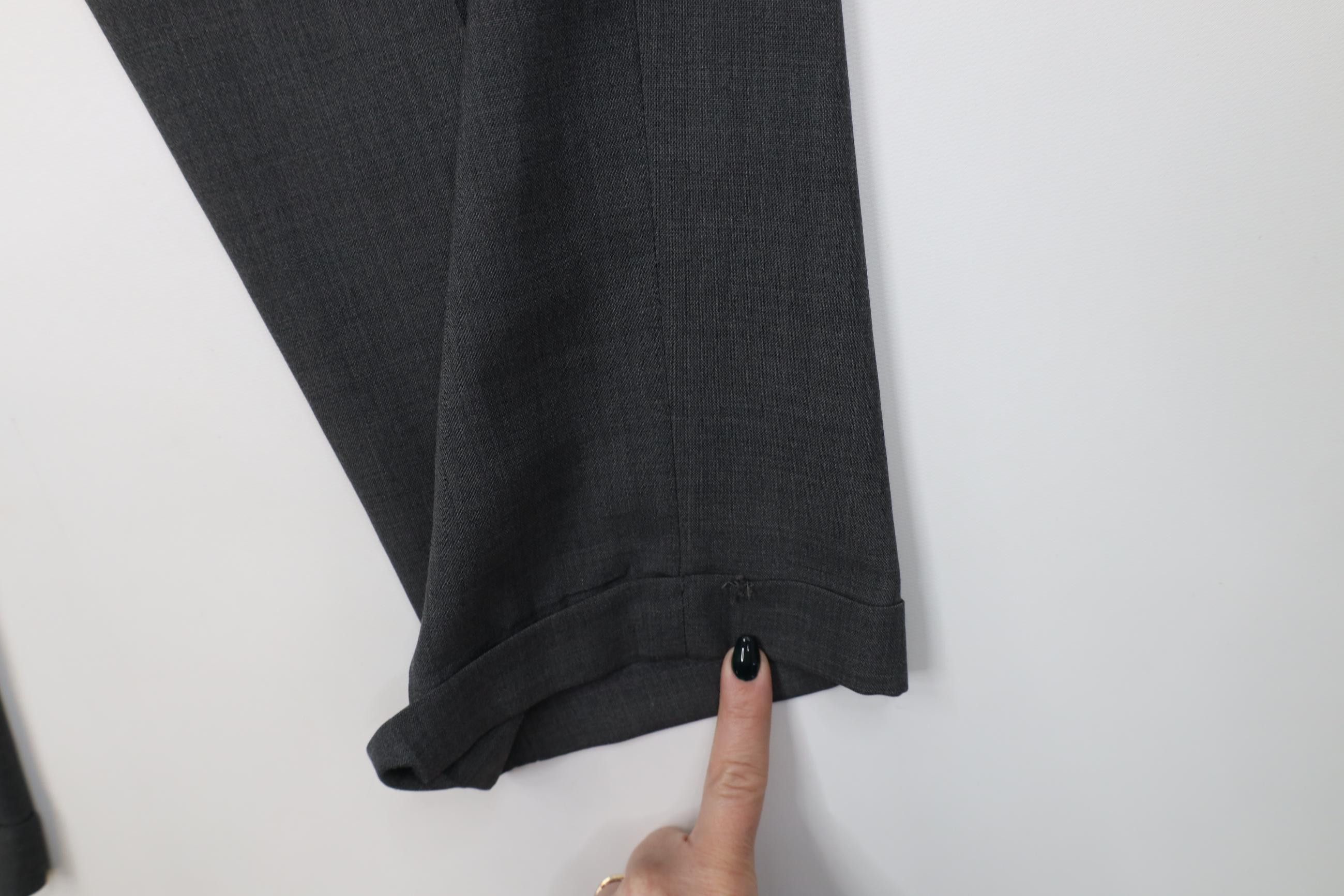 Vintage Vintage 90s Streetwear Blend Knit Chino Pants Heather Gray Size US 34 / EU 50 - 5 Thumbnail