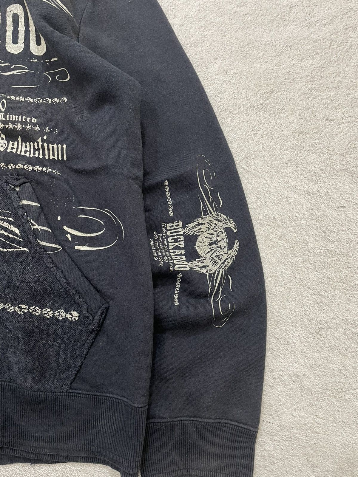 Japanese Brand 2000s Buckaro Poem Hooded Printed Y2K if6was9 LGB grunge Size US L / EU 52-54 / 3 - 4 Thumbnail