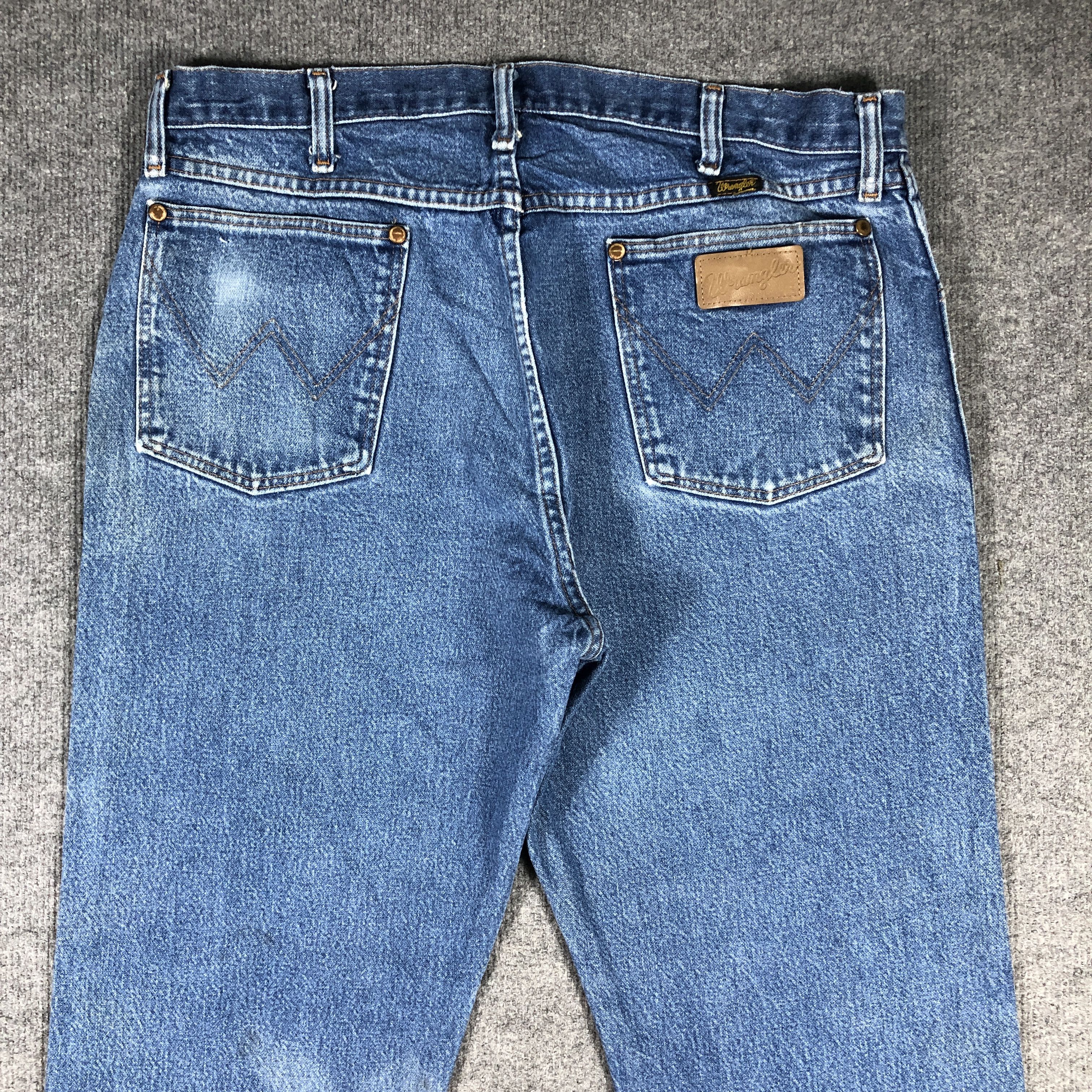 Vintage × Wrangler Vintage Wrangler Light Blue Wash Jeans L714 Size US 36 / EU 52 - 5 Thumbnail