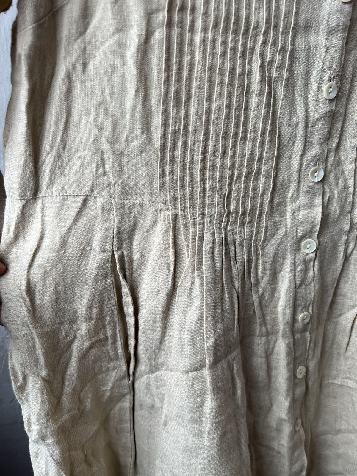 Gudrun Sjoden GUDRUN SJODEN ORGANIC LINEN DIRDNL STYLE TUNIC DRESS SIZE S Size S / US 4 / IT 40 - 12 Thumbnail