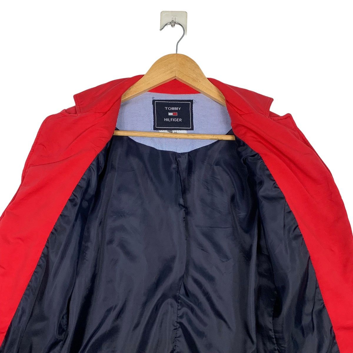 Tommy Hilfiger TOMMY HILFIGER Red Casual Menswear Jacket #1030-C46 Size S / US 4 / IT 40 - 11 Thumbnail