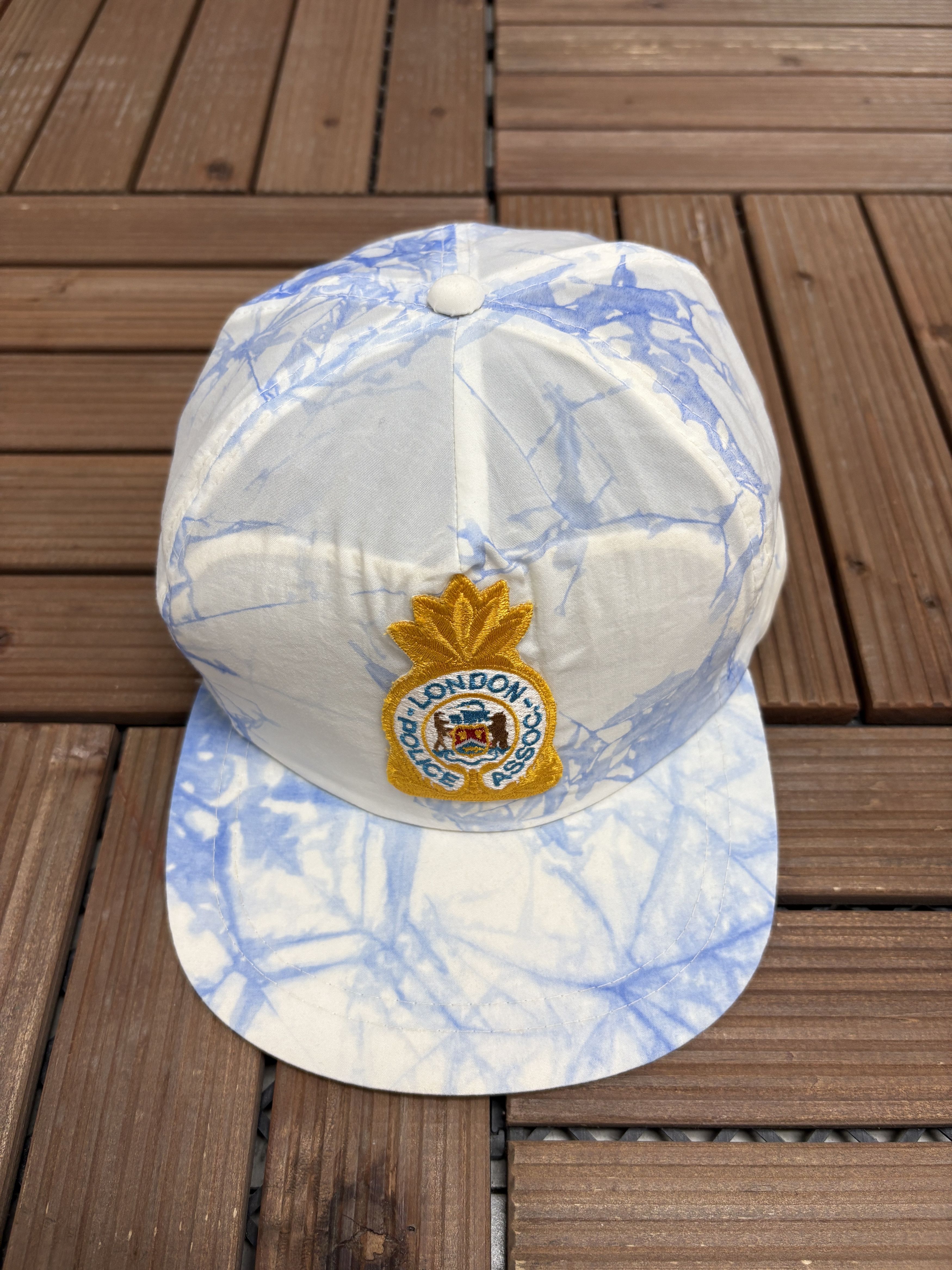 Vintage London Police Association Stitched Vintage Snap Back Hat Cap Size ONE SIZE - 2 Thumbnail
