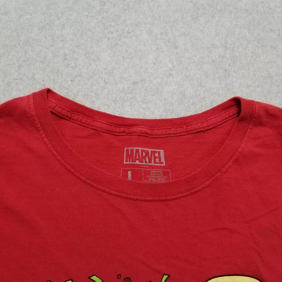 Marvel Comics Marvel Deadpool Shirt Mens Large Red Short Sleeve Taco Size US L / EU 52-54 / 3 - 5 Thumbnail