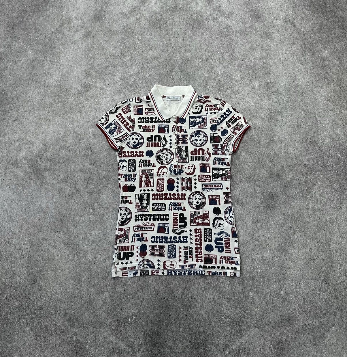 Hysteric Glamour Hysteric glamour all logo polo shirt Size US S / EU 44-46 / 1 - 1 Thumbnail