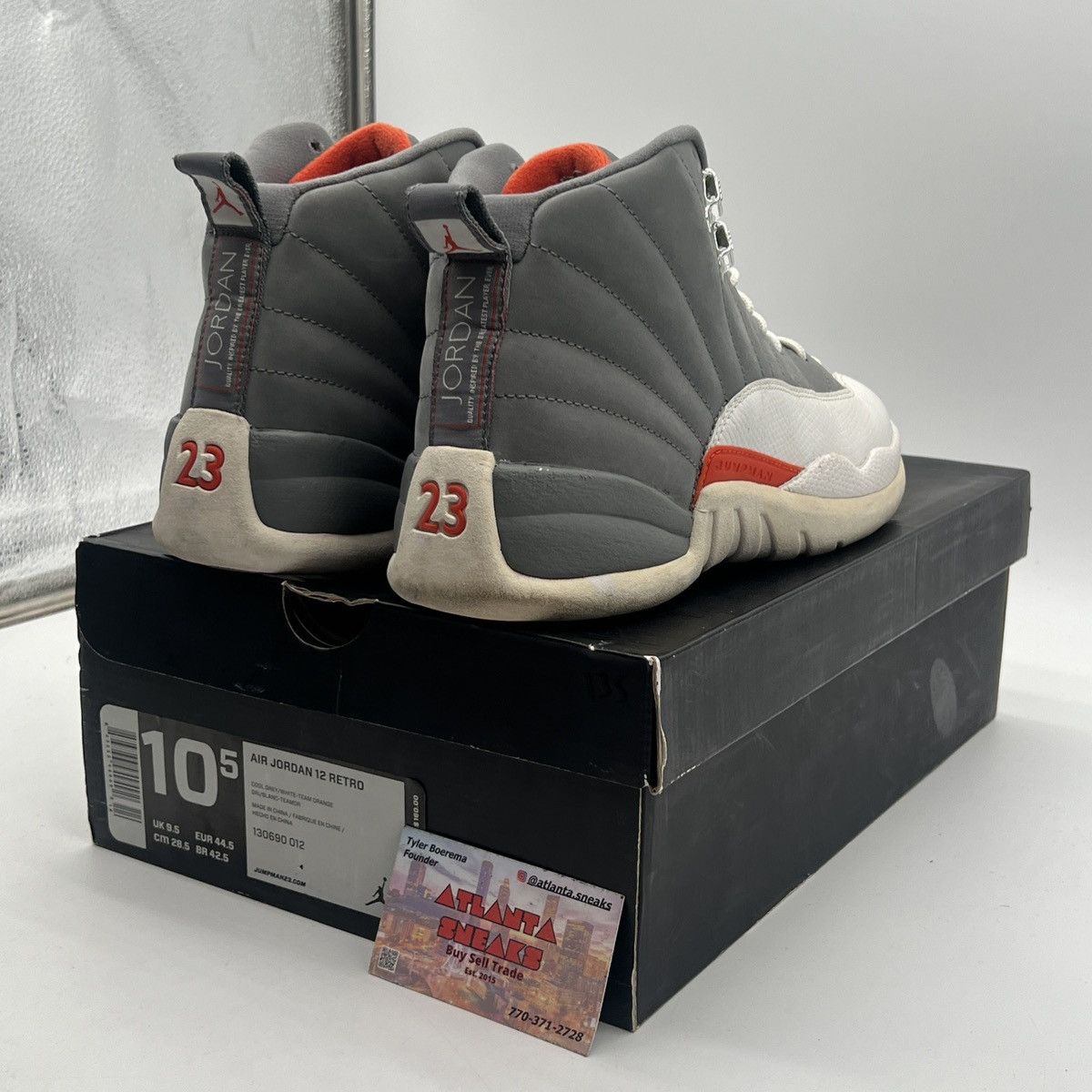 Jordan Brand Air Jordan 12 cool grey Size US 10.5 / EU 43-44 - 5 Thumbnail