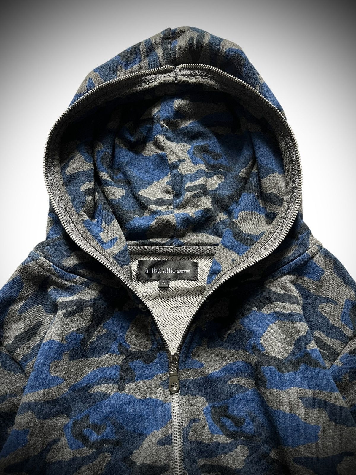 In The Attic In the attic homme cammo zip up hoodie Size US L / EU 52-54 / 3 - 3 Thumbnail