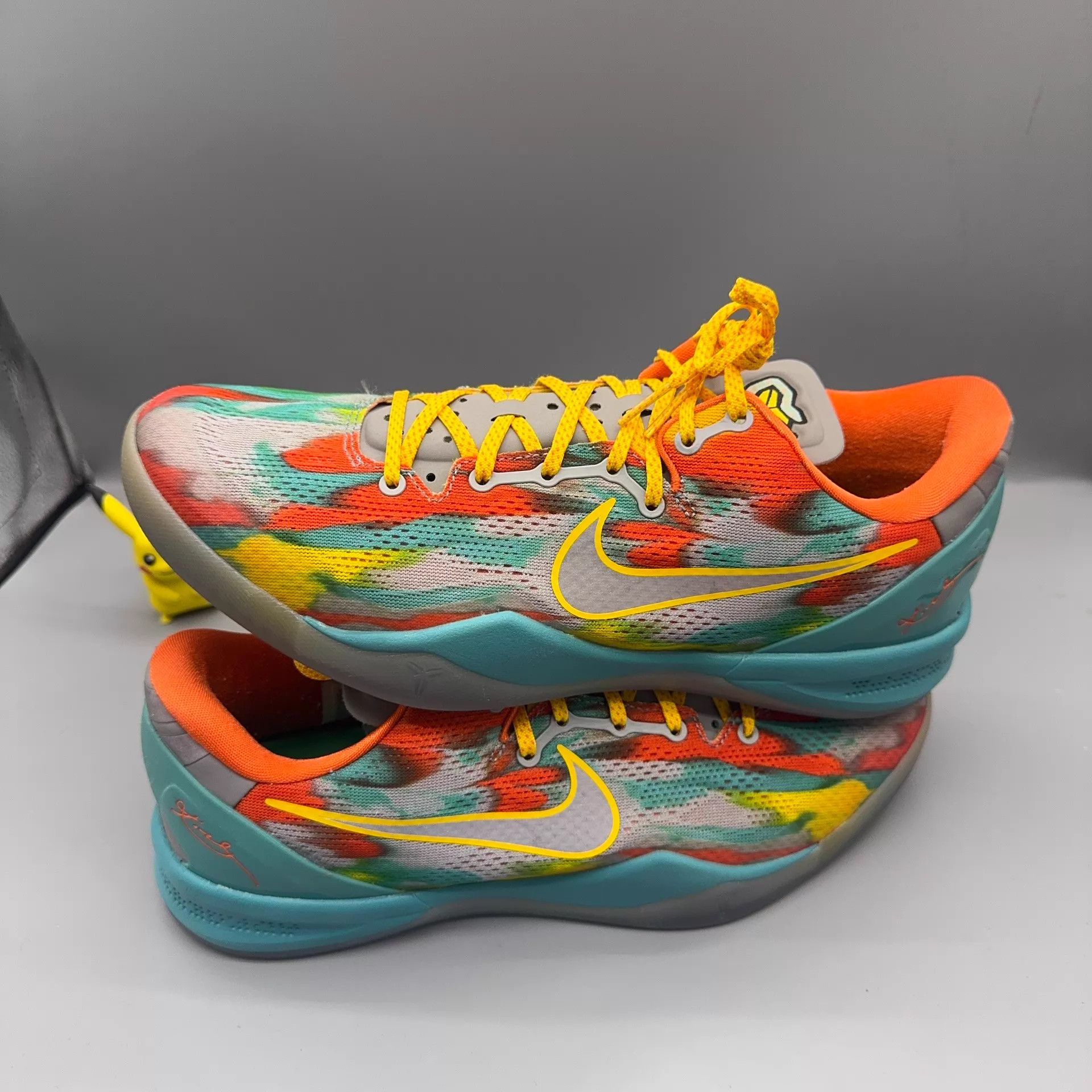 Nike Nike Kobe 8 Blue/Red/Orange 44.5 Near Mint Size US 11.5 / EU 44-45 - 6 Thumbnail