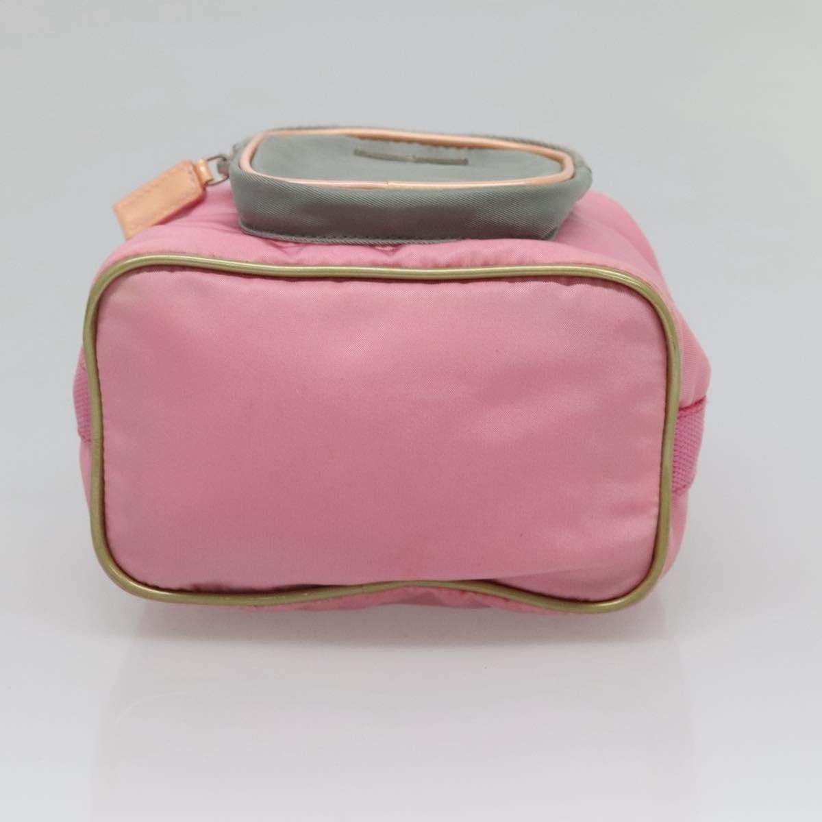 Prada PRADA Hand Bag Nylon Pink Silver Size ONE SIZE - 9 Thumbnail