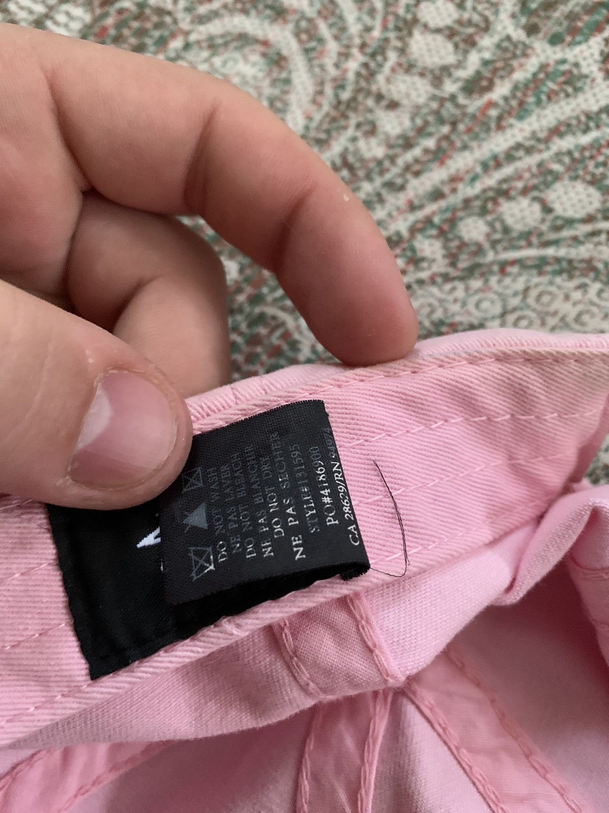 Japanese Brand × Stussy Stussy pink cap streetwear Size ONE SIZE - 7 Thumbnail