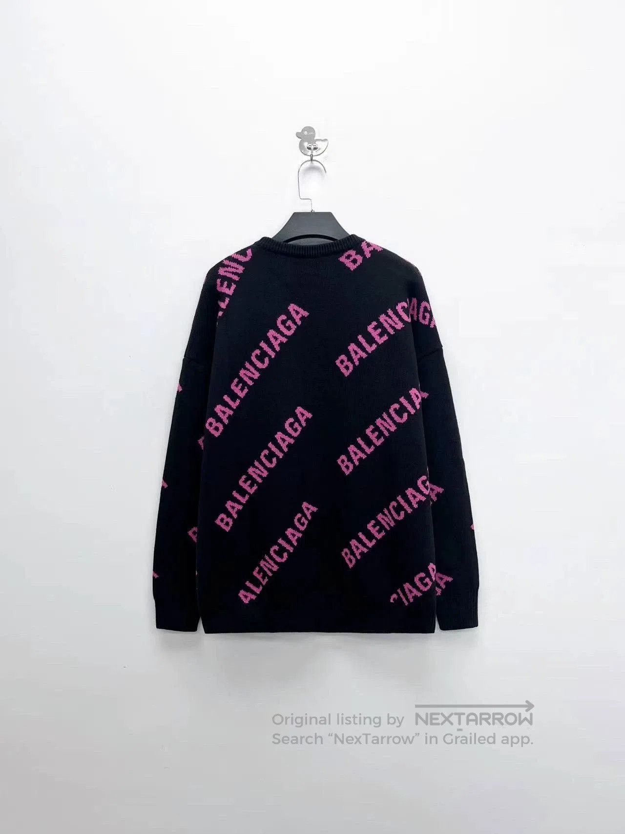 Balenciaga Balenciaga Logo Print Knit Sweater. Size US XS / EU 42 / 0 - 2 Thumbnail
