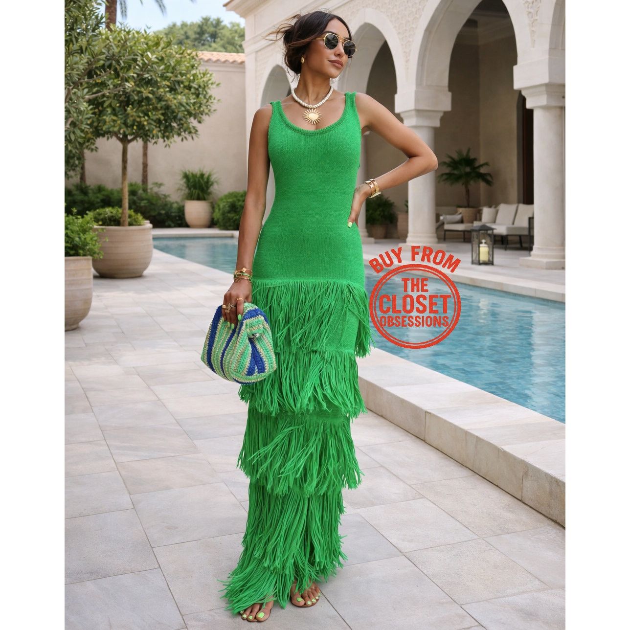 LAST ONE! MANGO x SIMON MILLER Maxi Dress NWT