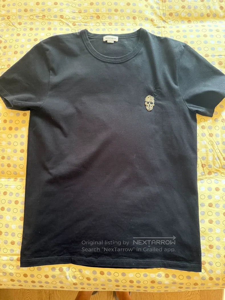 Alexander McQueen Alexander Mcqueen Crystal skull short-sleeved T-shirt Size US XL / EU 56 / 4 - 4 Thumbnail