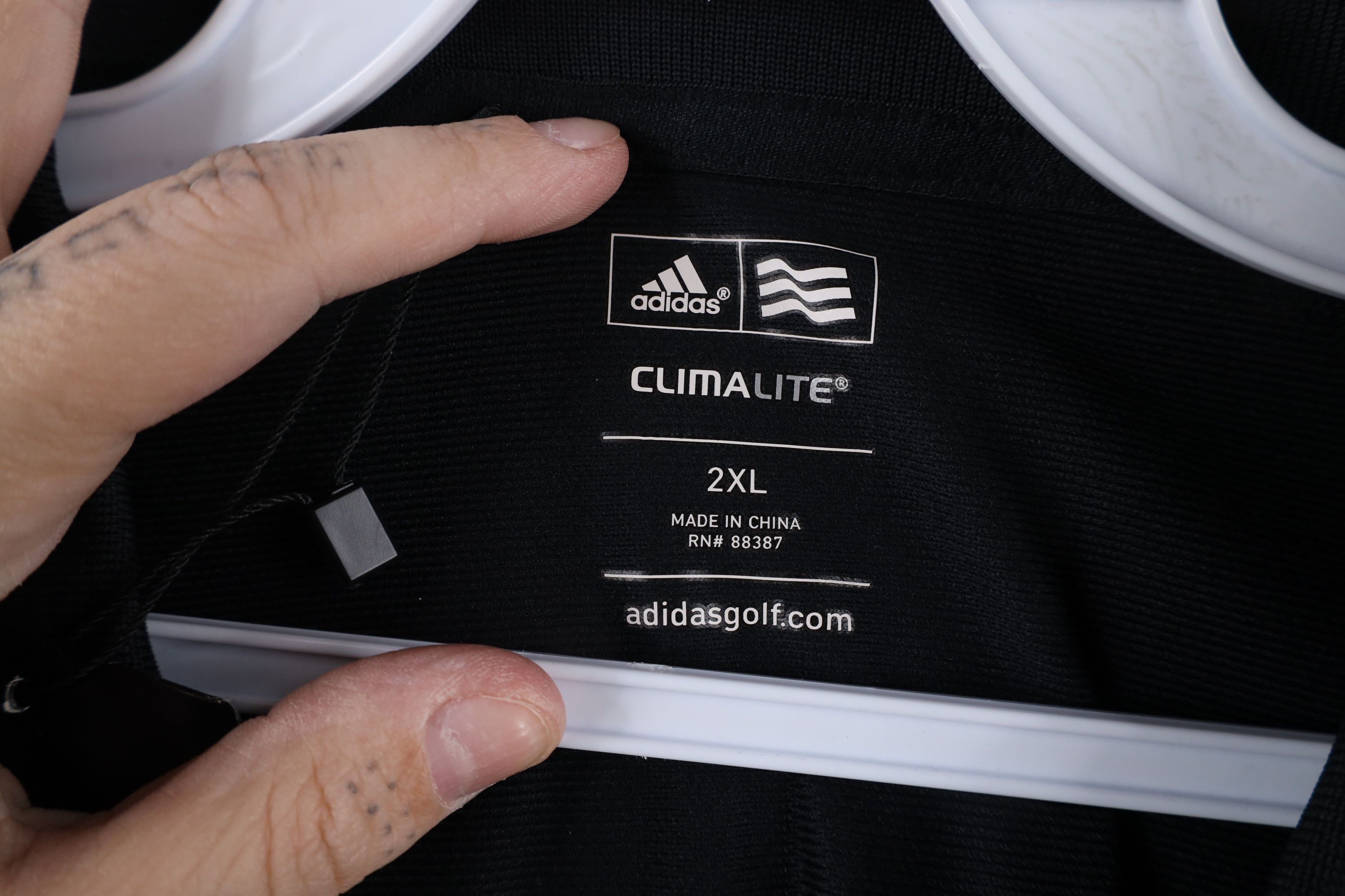 Adidas × Vintage New Adidas Golf Diversified Services Collared Polo Shirt Size US XXL / EU 58 / 5 - 8 Thumbnail