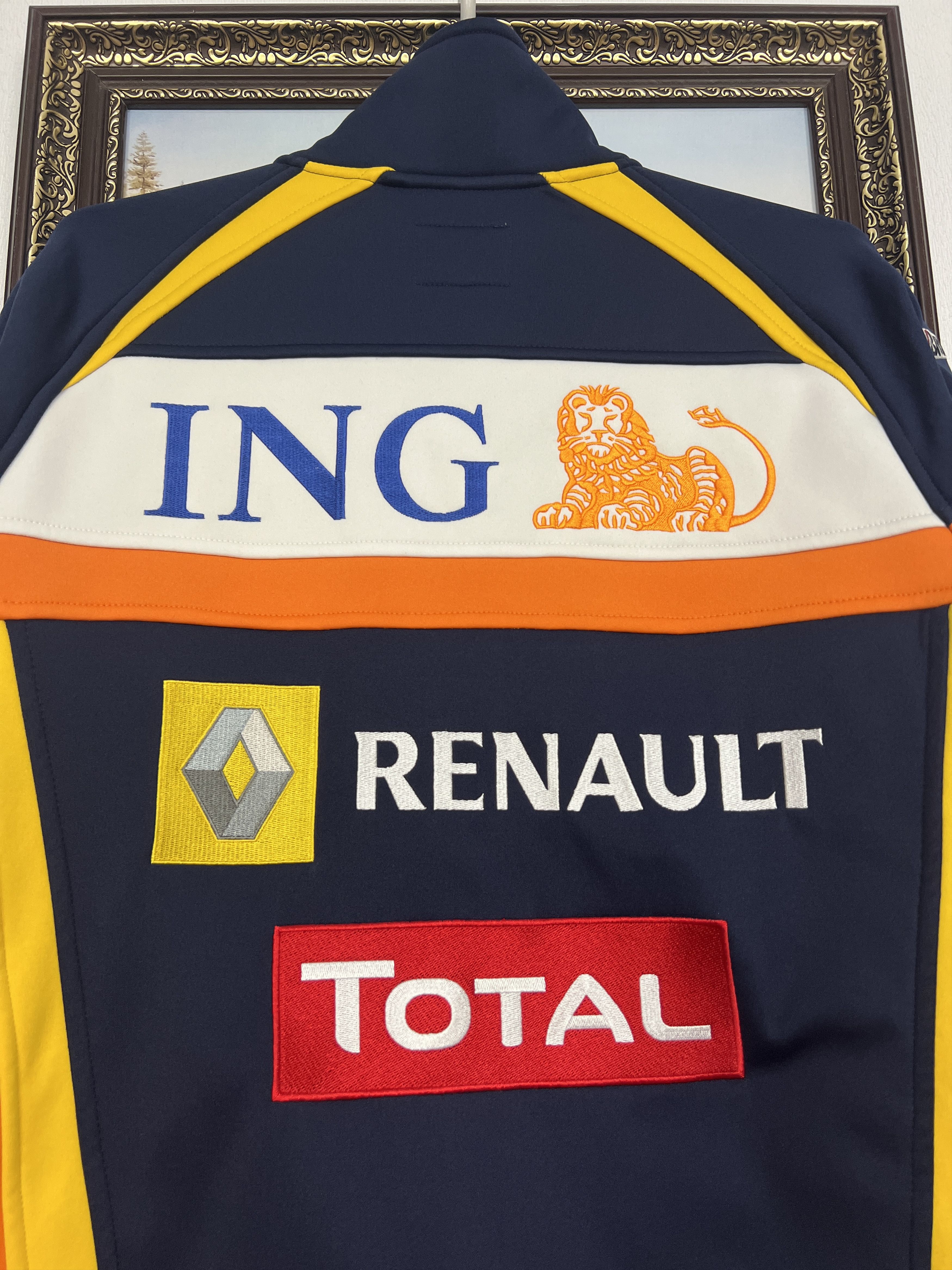 Vintage Renault Fleece Zip Jacket Racing Big Logo F1 Team Rare Hype Size US M / EU 48-50 / 2 - 10 Thumbnail