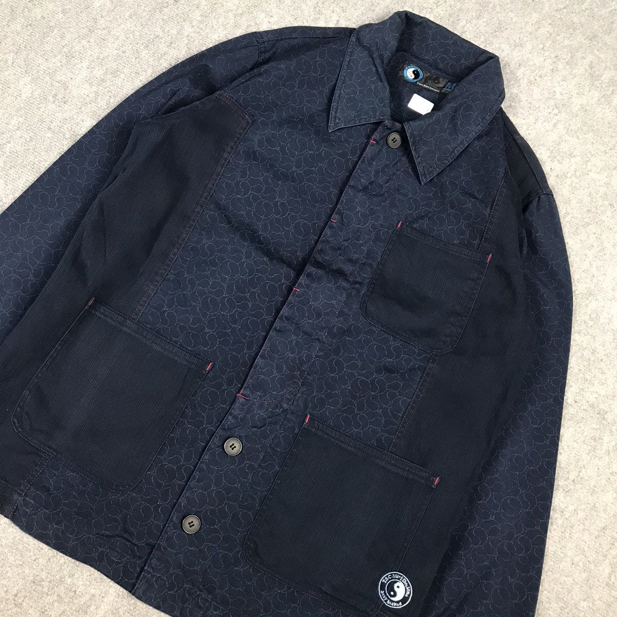 Indigo × Japanese Brand T&C SURF DESIGNS HAWAII INDIGO PATCHWORK BUTTON JACKET Size US M / EU 48-50 / 2 - 5 Thumbnail