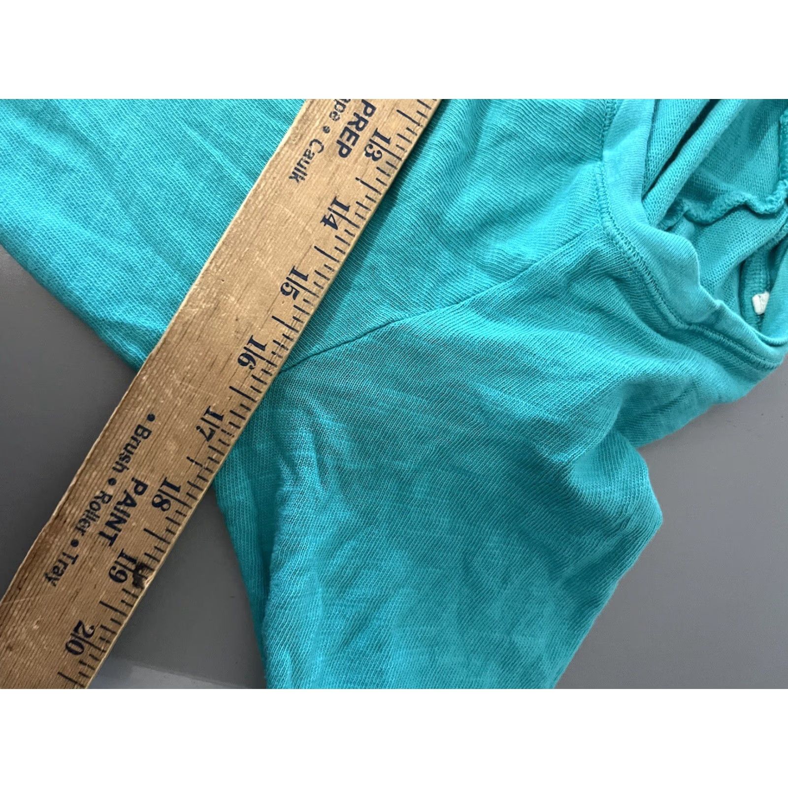 Splendid Splendid Blouse Top Blue Aqua Long Sleeve Round Neck Casual Size Small Sweater Size S / US 4 / IT 40 - 5 Thumbnail