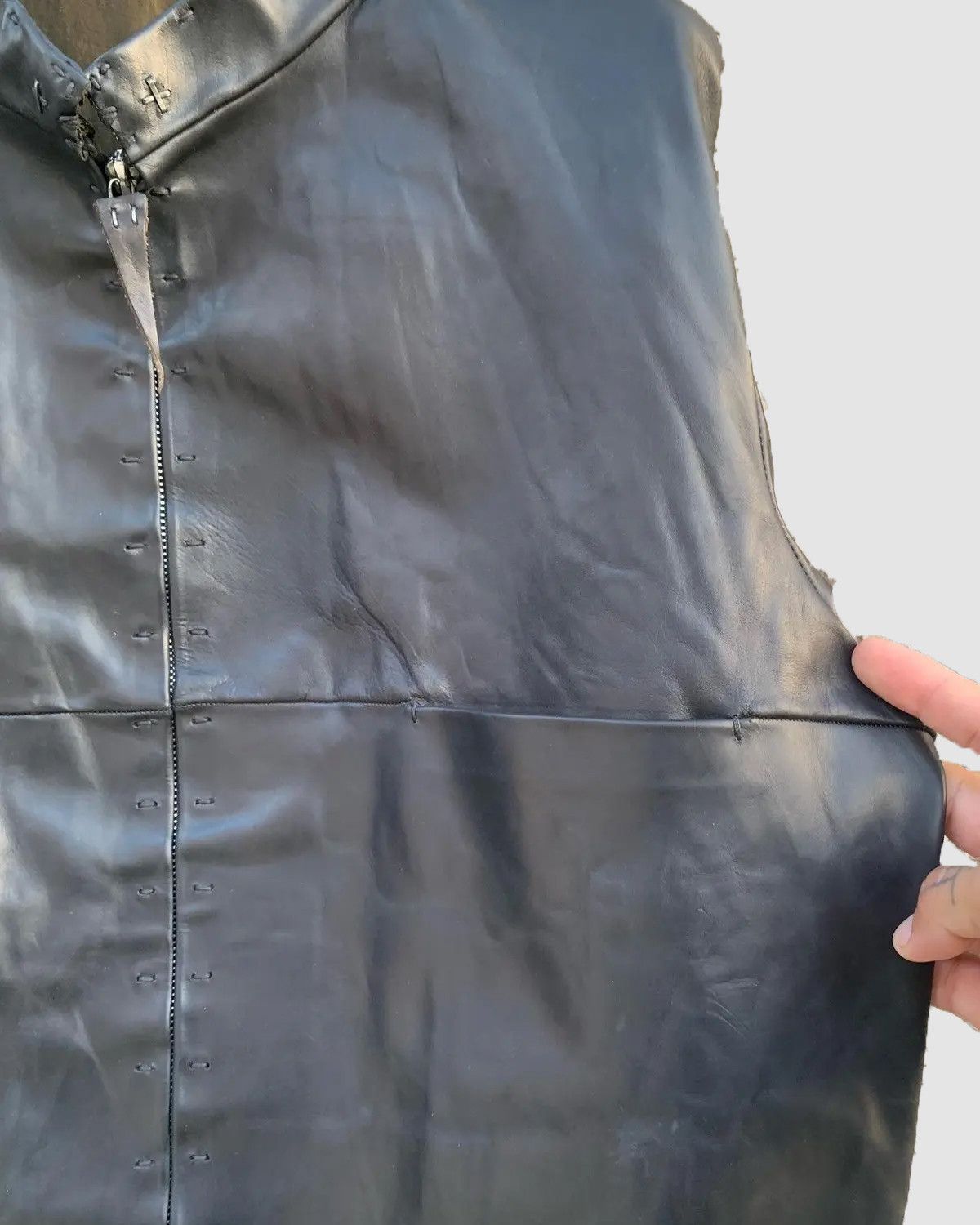 Genuine Leather Men's Fashion Leather Jacket Streetwear Size US M / EU 48-50 / 2 - 6 Thumbnail