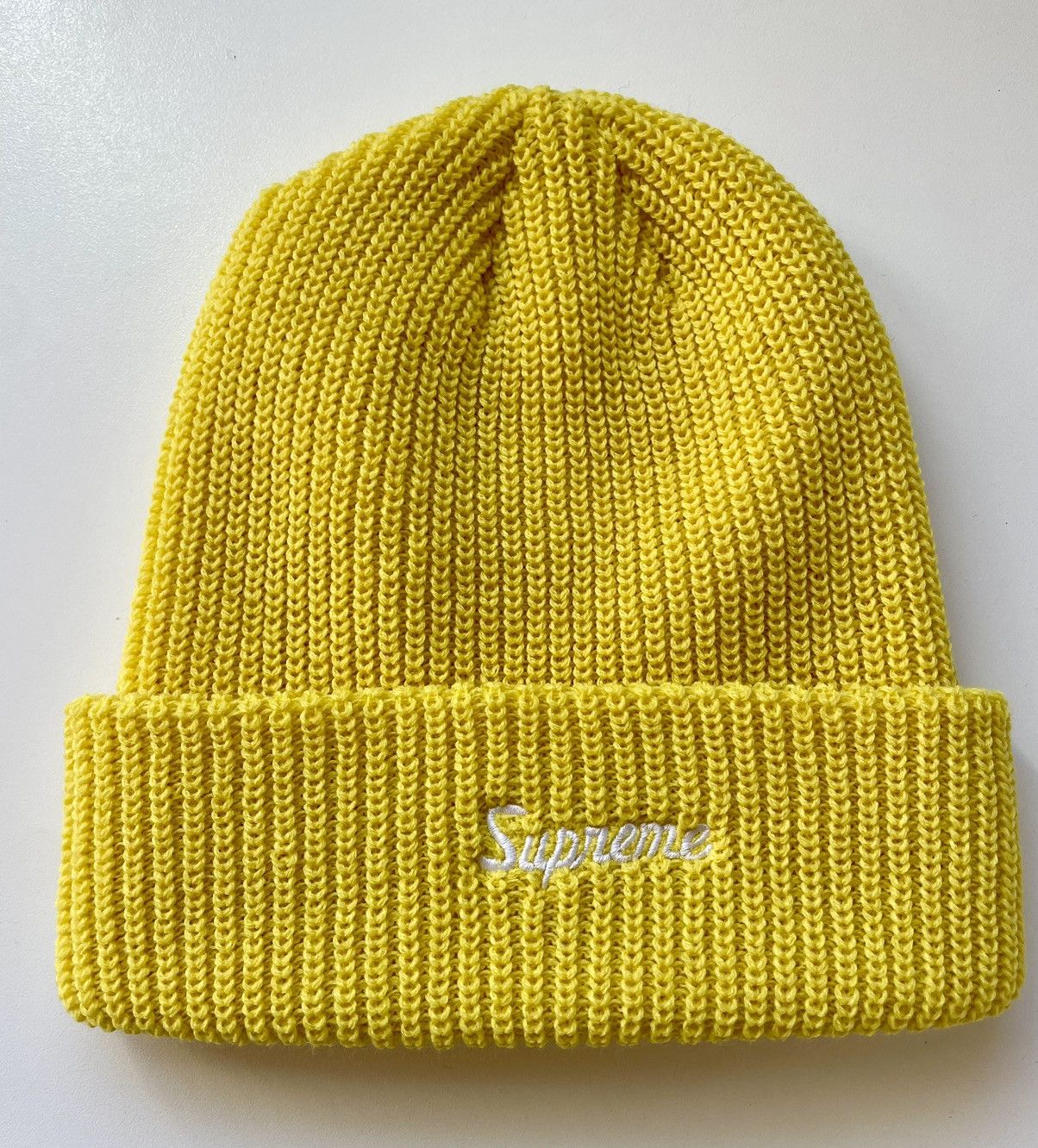 Supreme FW20 Supreme Loose Gauge Beanie YELLOW Size ONE SIZE - 1 Thumbnail