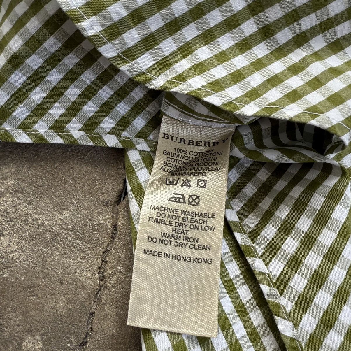 Burberry Burberry Brit Button Up Green Shirt Size US L / EU 52-54 / 3 - 10 Thumbnail