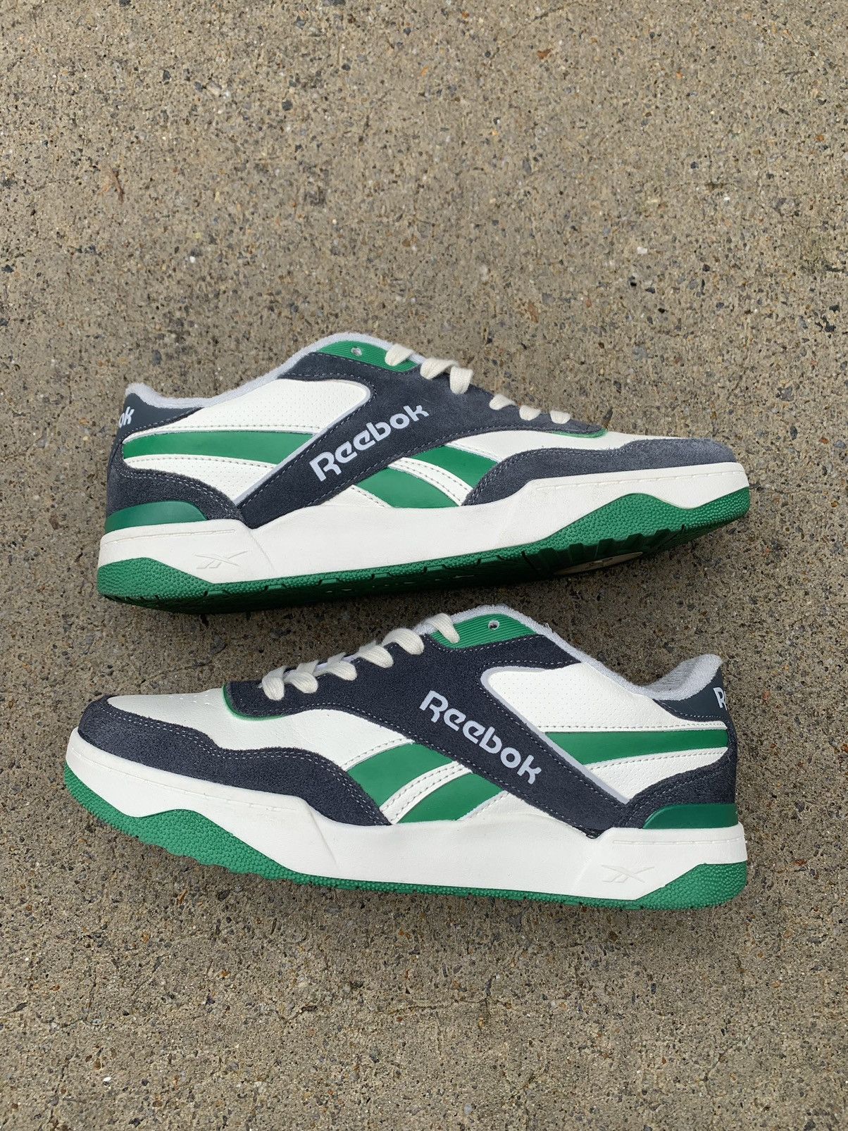 image of Reebok Galaxy 1 Low Green Grey Sail 2023 Shoes in Gray Green, Men's (Size 10)