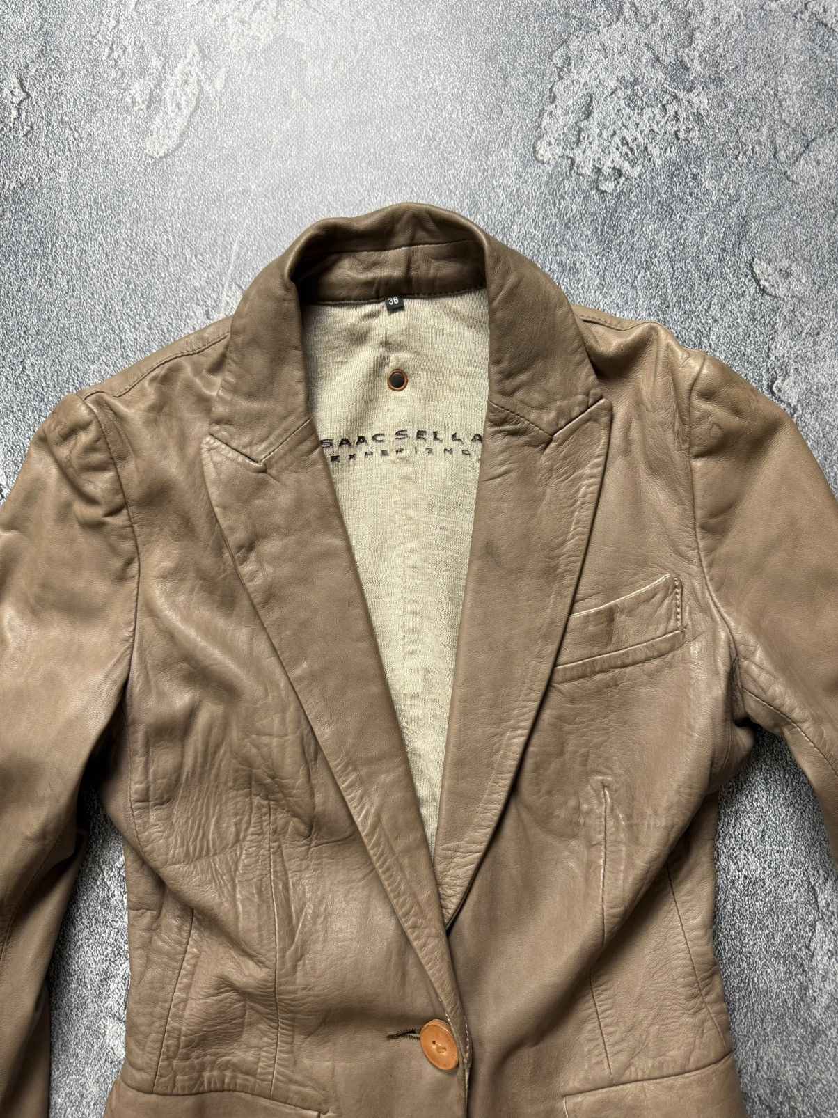 Isaac Sellam Experience Isaac Sellam Experience Archive Lamp Leather Jacket Blazer Size S / US 4 / IT 40 - 9 Thumbnail