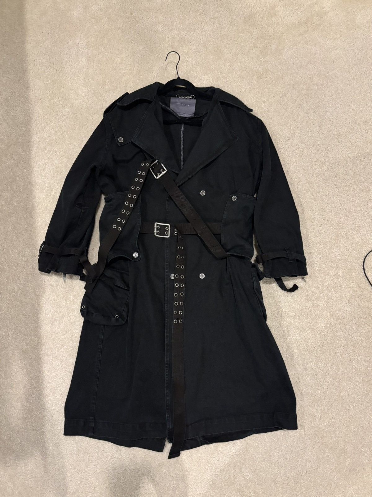 SHINE LUXURY Shine Luxury Studios Gomb Racer Trench Coat Size US S / EU 44-46 / 1 - 4 Thumbnail