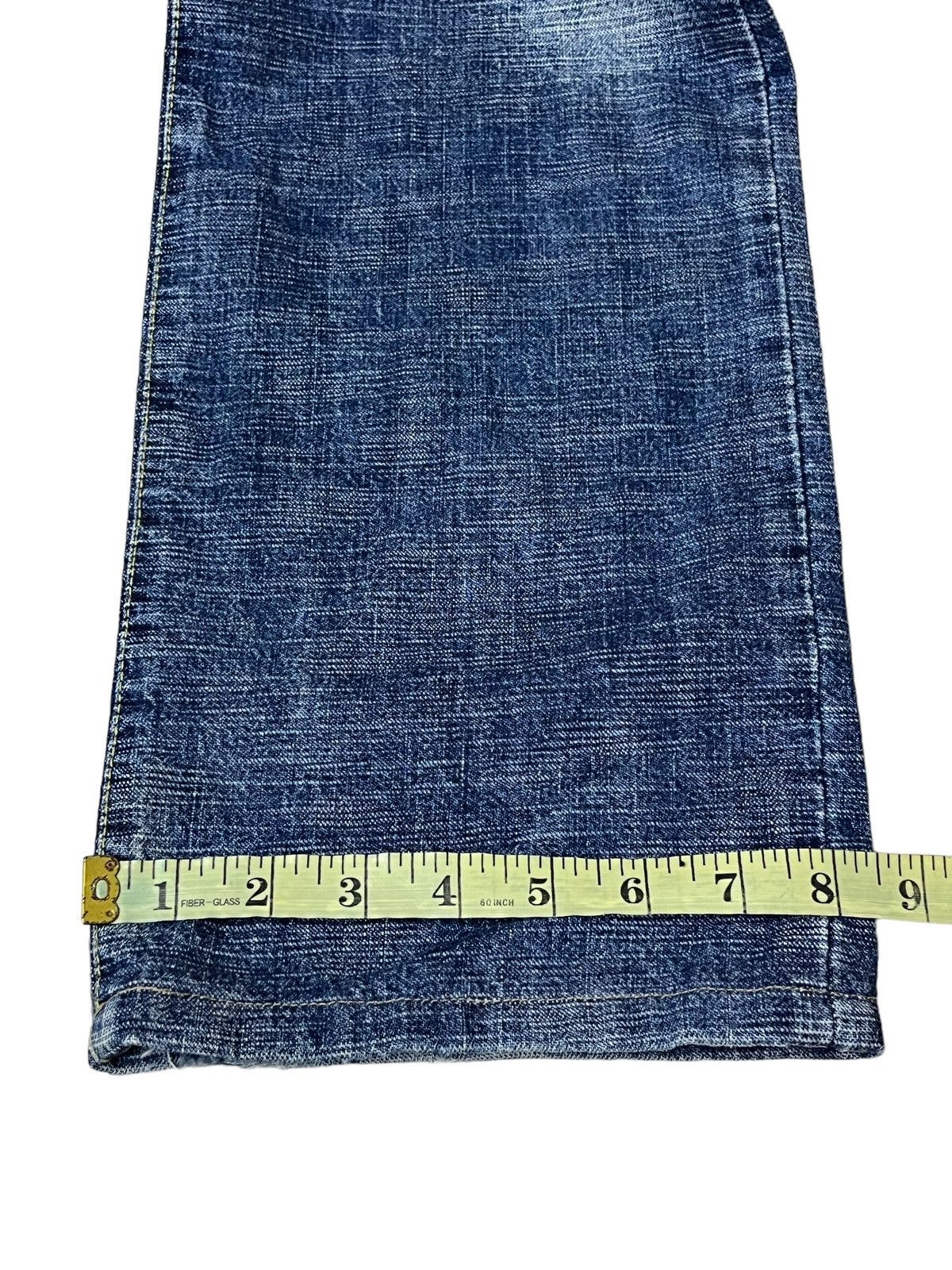 Japanese Brand SICK🔥JAPAN DENIM K.U. USA MELT INTO THE UNIVERSE JEANS Size US 32 / EU 48 - 16 Thumbnail