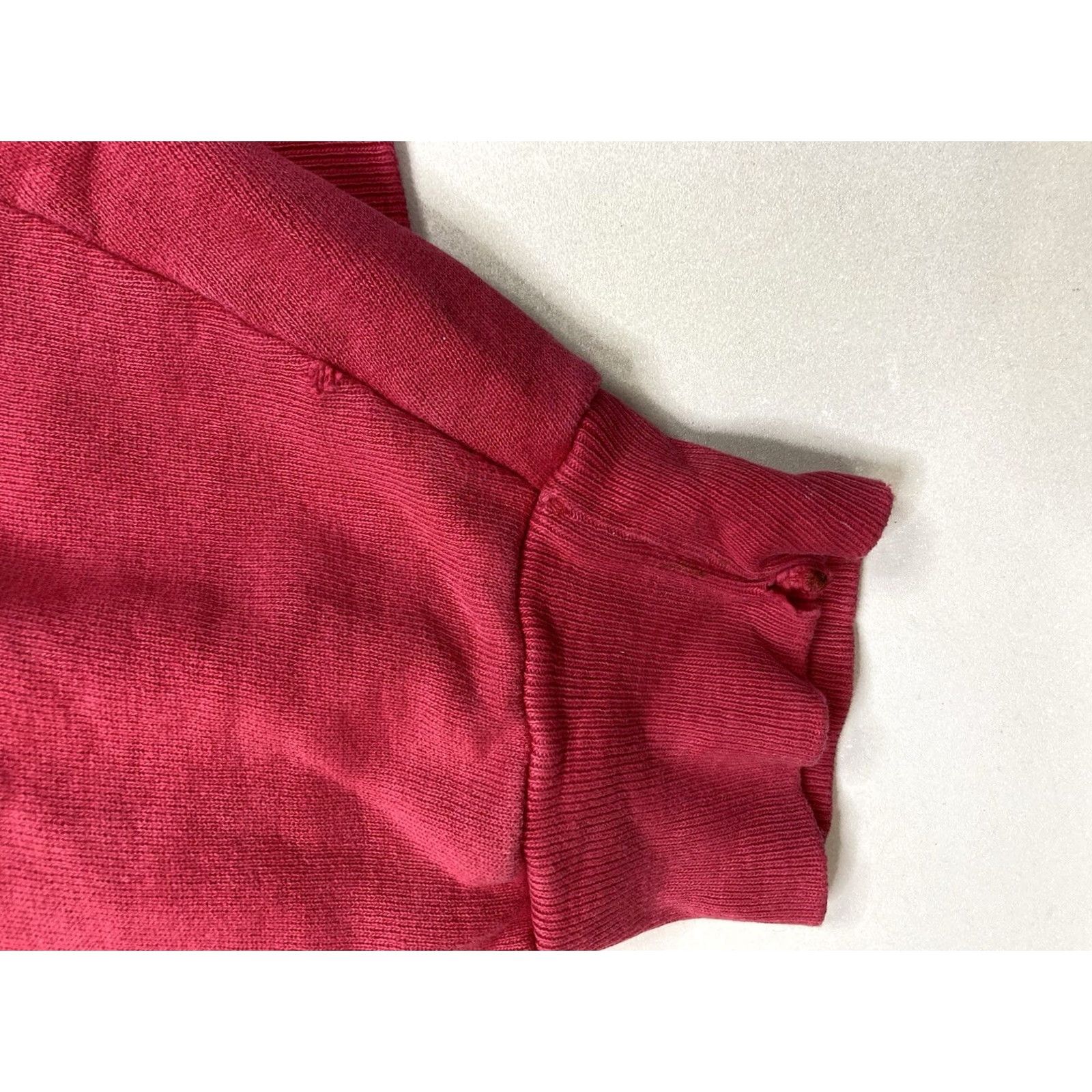 Champion VINTAGE Champion Sweatshirt Men Large L Red 90s Crewneck Logo Embroidered Cotton Pullover Size US L / EU 52-54 / 3 - 4 Thumbnail