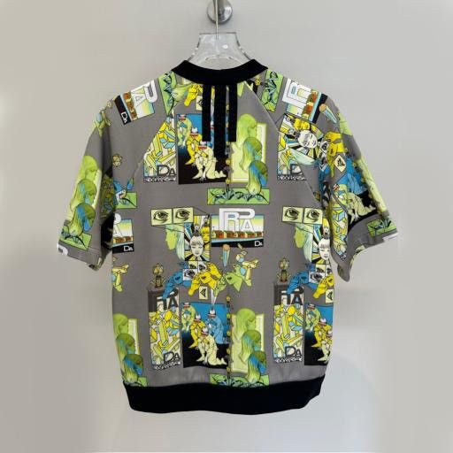 Prada Prada Cartoon Anime Print Short-sleeved Sweatshirt Size M / US 6-8 / IT 42-44 - 1 Thumbnail