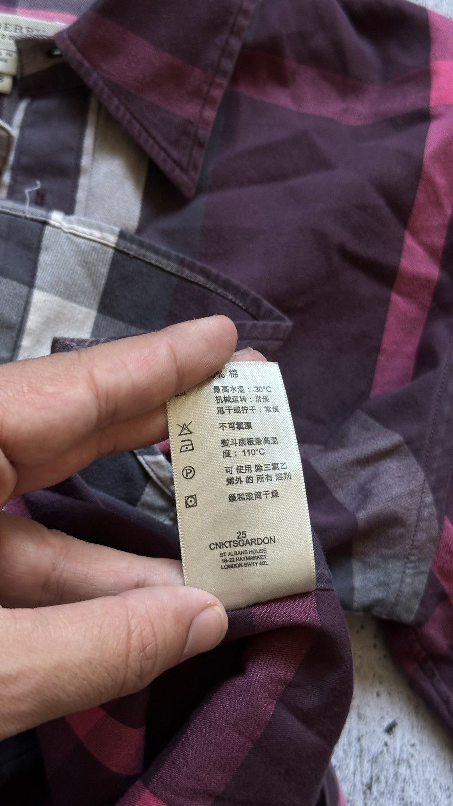 Burberry Women's Burberry London Vintage Nova Check Button Up Shirt Size XS / US 0-2 / IT 36-38 - 11 Thumbnail