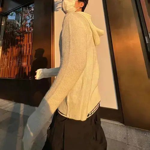Aran Isles Knitwear Sweater Fashion Zipper Hood Cardigan Size US M / EU 48-50 / 2 - 4 Thumbnail