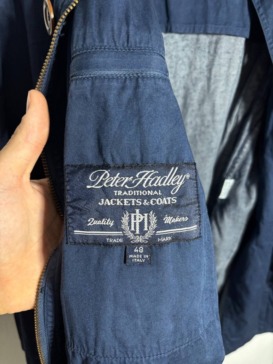 Peter Hadley Italian Designer Cotton Coat Jacket