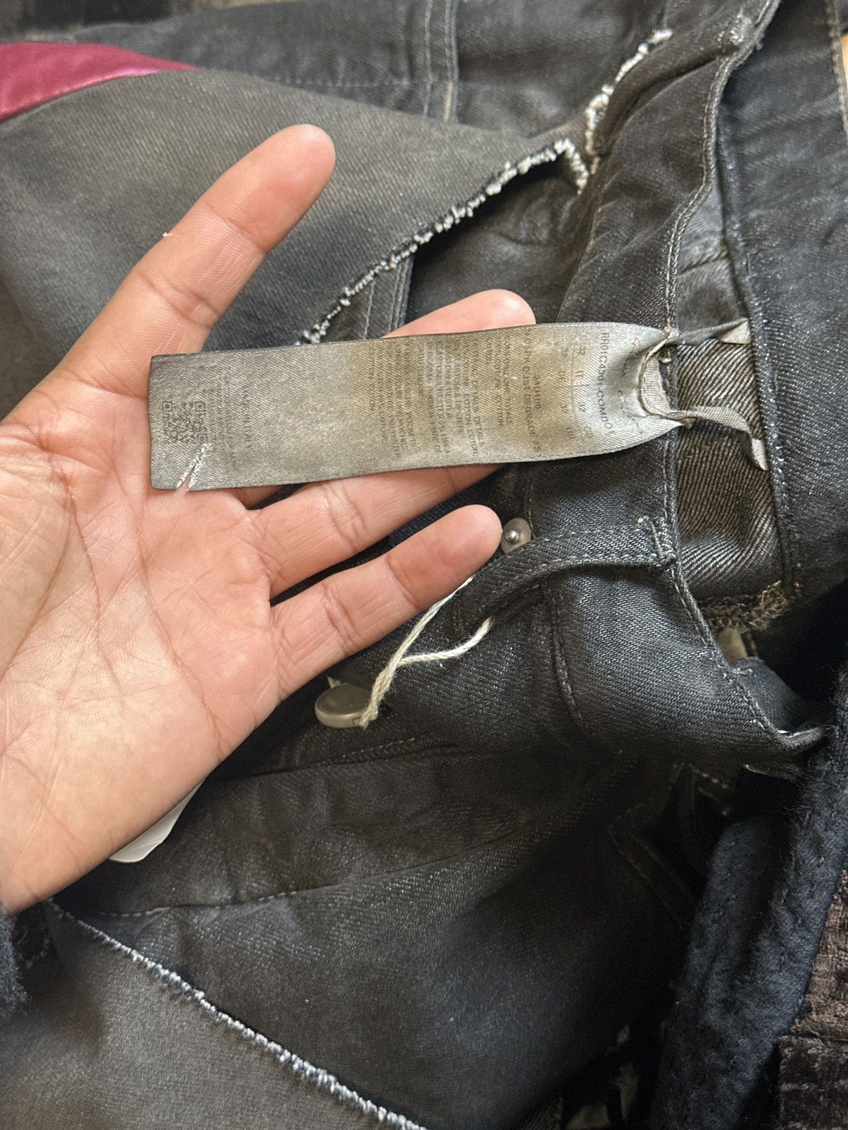 Rick Owens $3,300 SS23 Sample paneled flare denim Size US 32 / EU 48 - 8 Thumbnail