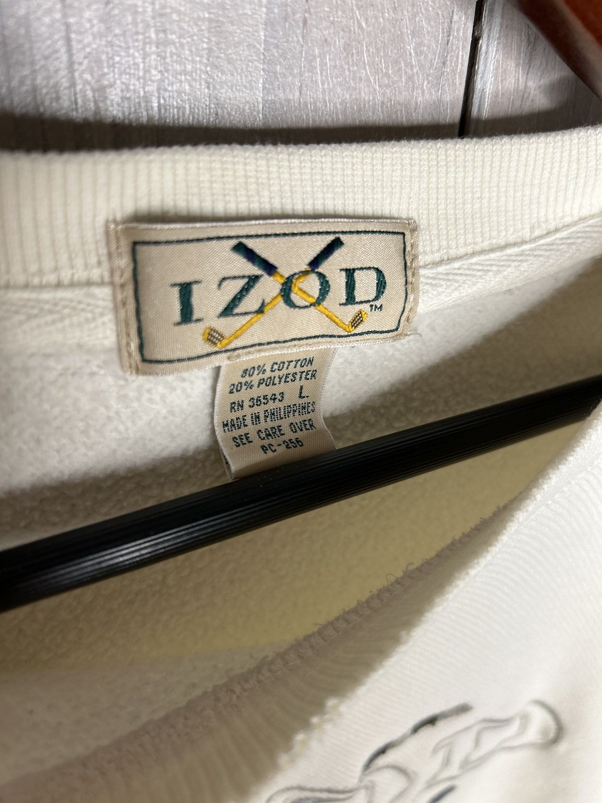 Izod × Vintage Vintage Cream Izod sweater Size US L / EU 52-54 / 3 - 2 Thumbnail