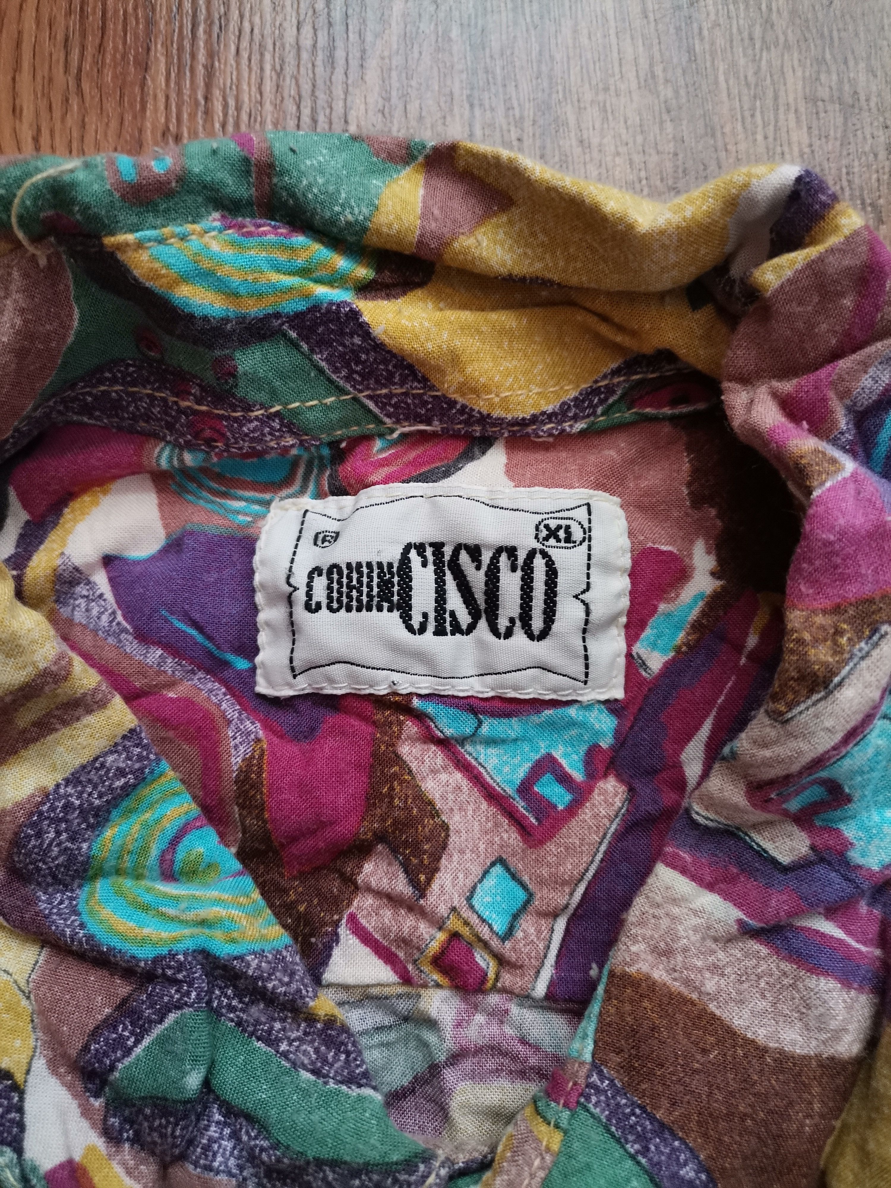 Vintage Vintage Cohin Cisco Abstract Shirt Size US XL / EU 56 / 4 - 2 Thumbnail