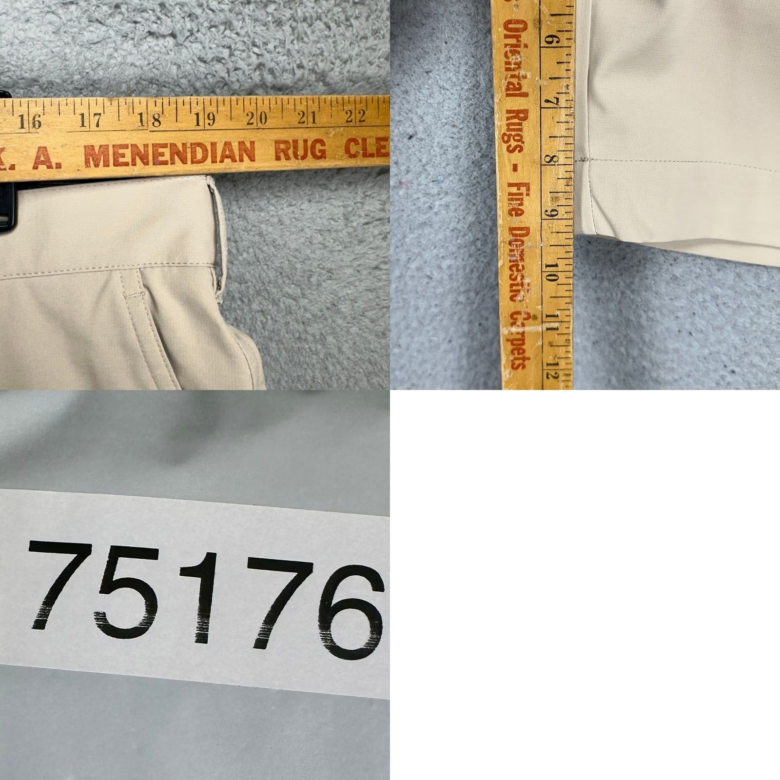 Vintage Ahead Extreme Mens Chino Golf Shorts 38 Light Tan Performance Tech Stretch NEW Size US 38 / EU 54 - 8 Thumbnail