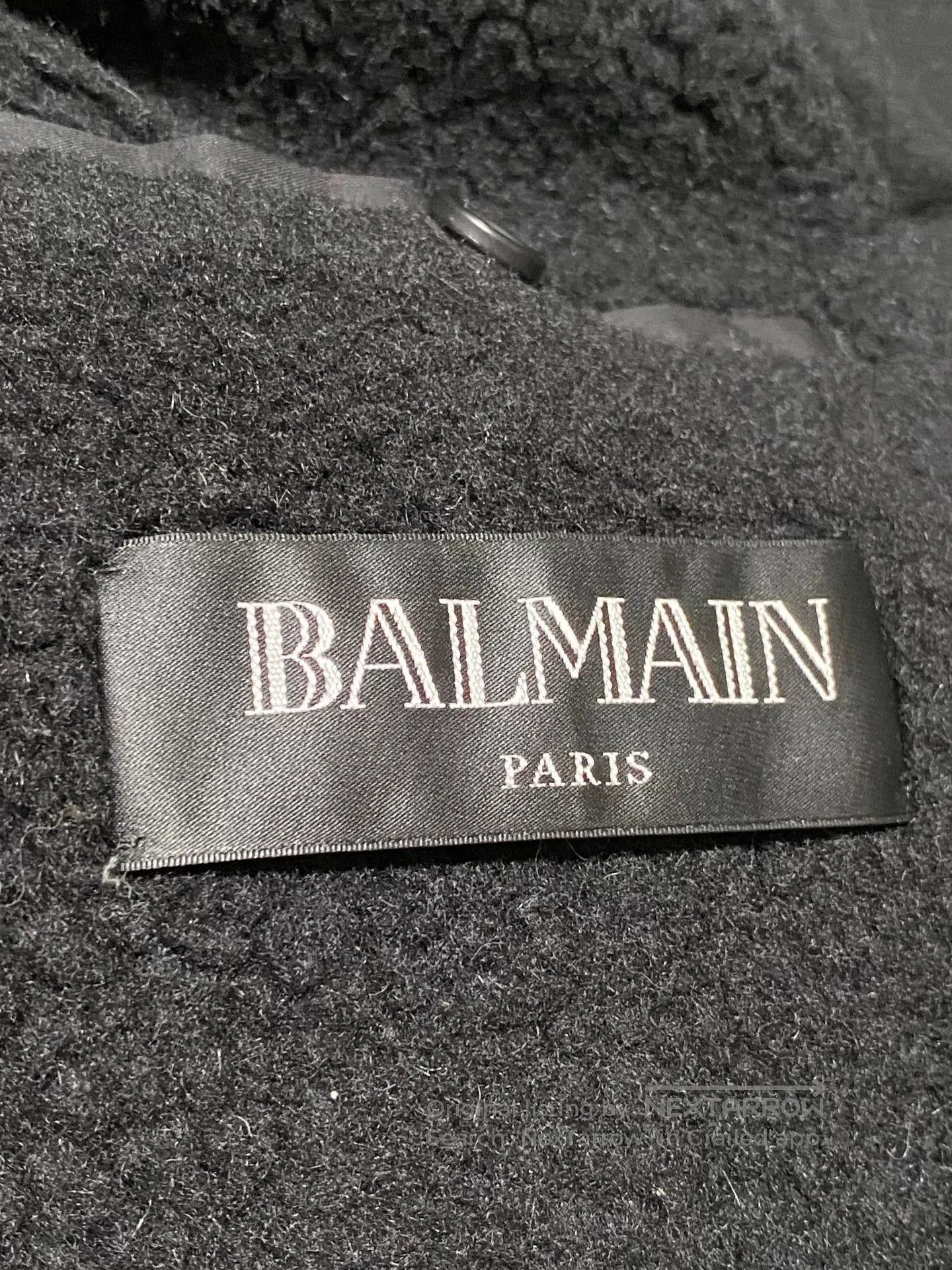 Balmain BALMAIN Biker Jacket with Asymmetrical Zipper. Size US L / EU 52-54 / 3 - 8 Thumbnail
