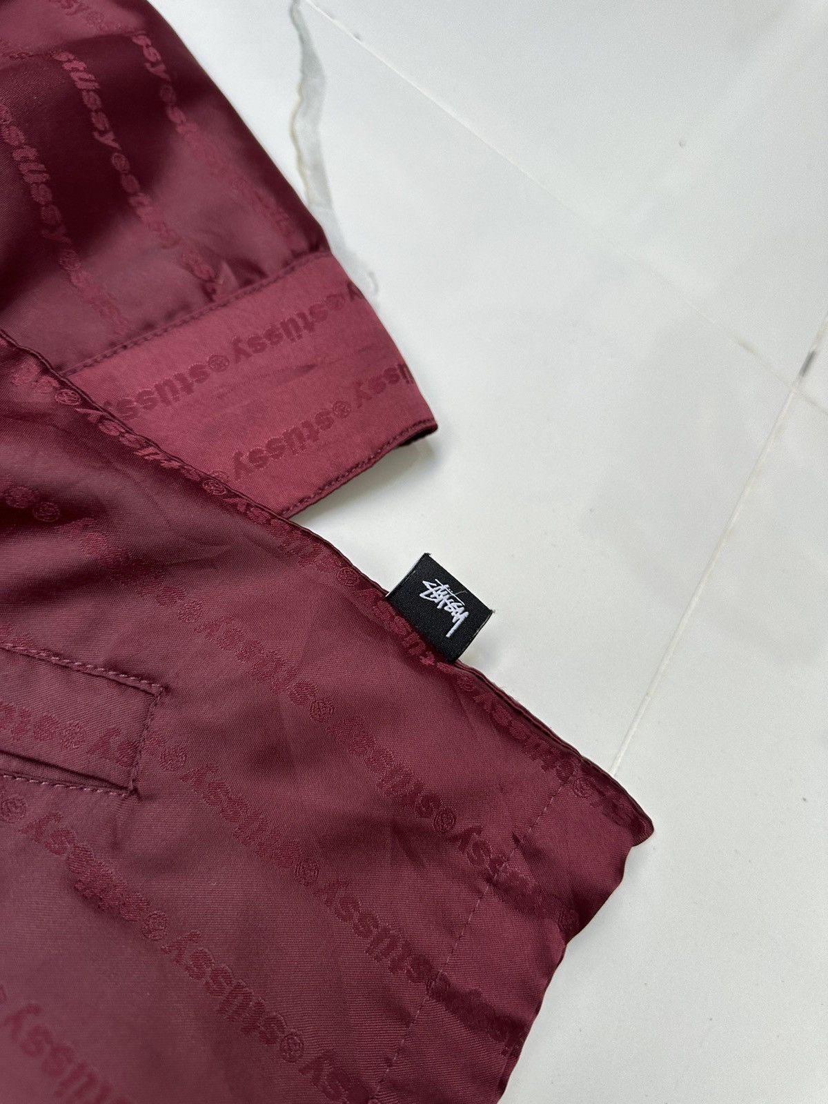 Stussy × Vintage RARE STUSSY VINTAGE MONOGRAM LIGHT JACKET Size US M / EU 48-50 / 2 - 6 Thumbnail