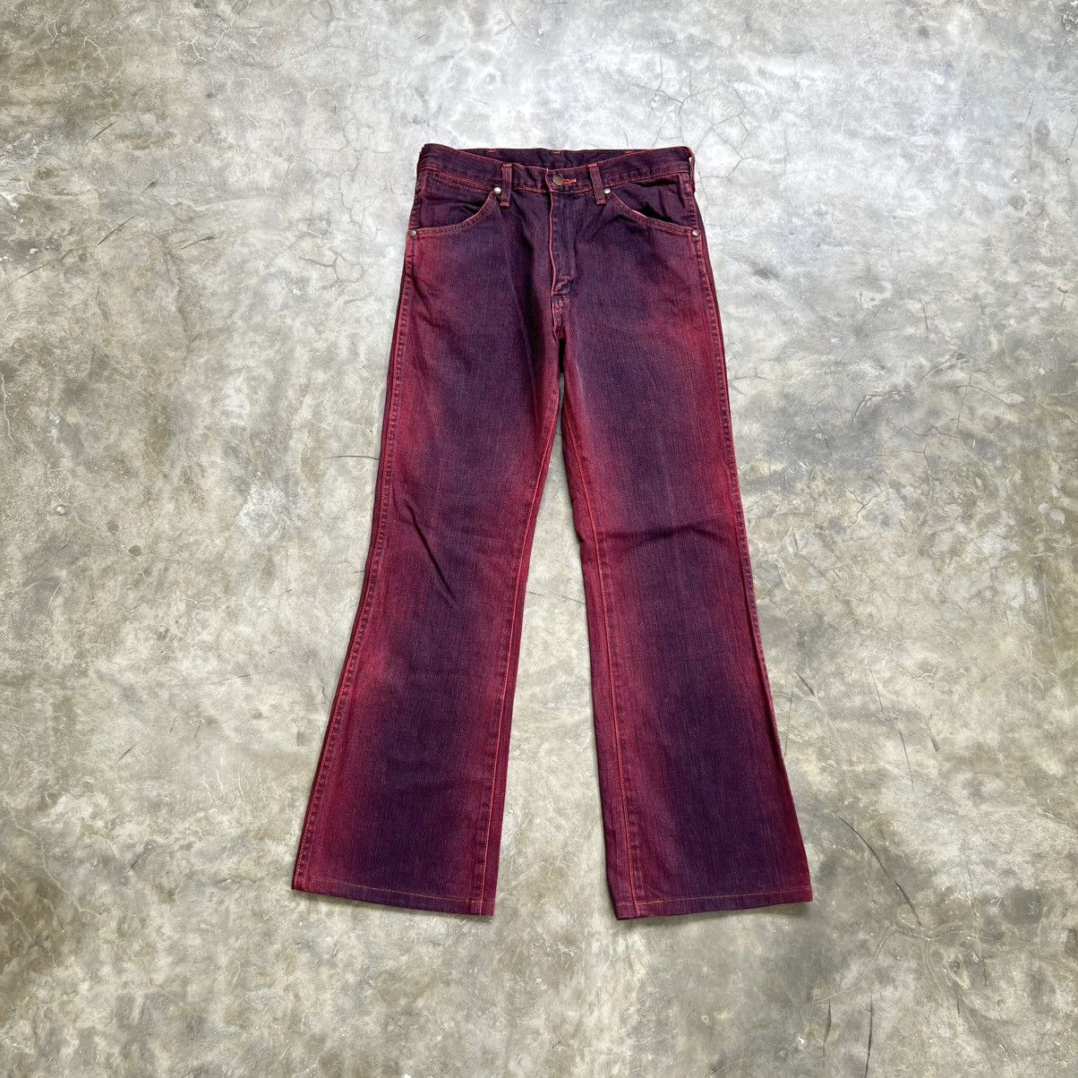 Wrangler Vintage Wrangler Distressed Flare Jeans Size US 29 - 1 Thumbnail