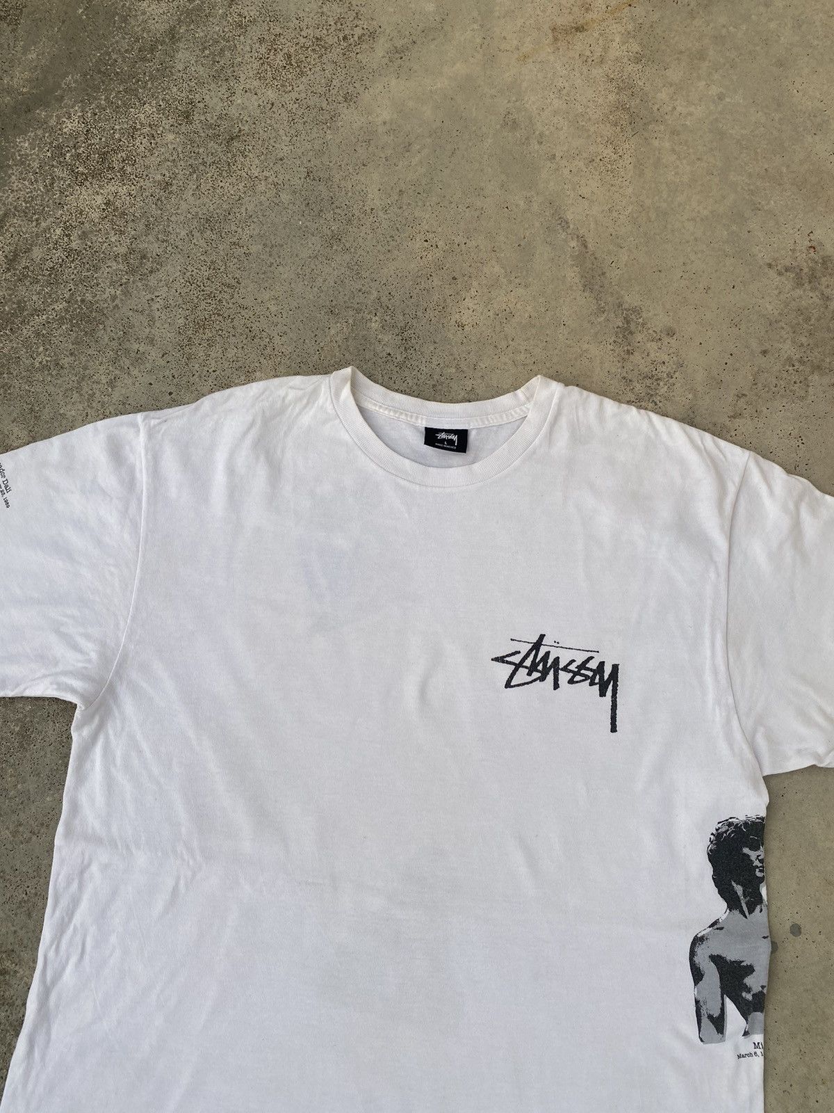 Stussy × Vintage Rare Vintage Y2K Stussy Museum Tee Large Skate Grail Size US L / EU 52-54 / 3 - 4 Thumbnail