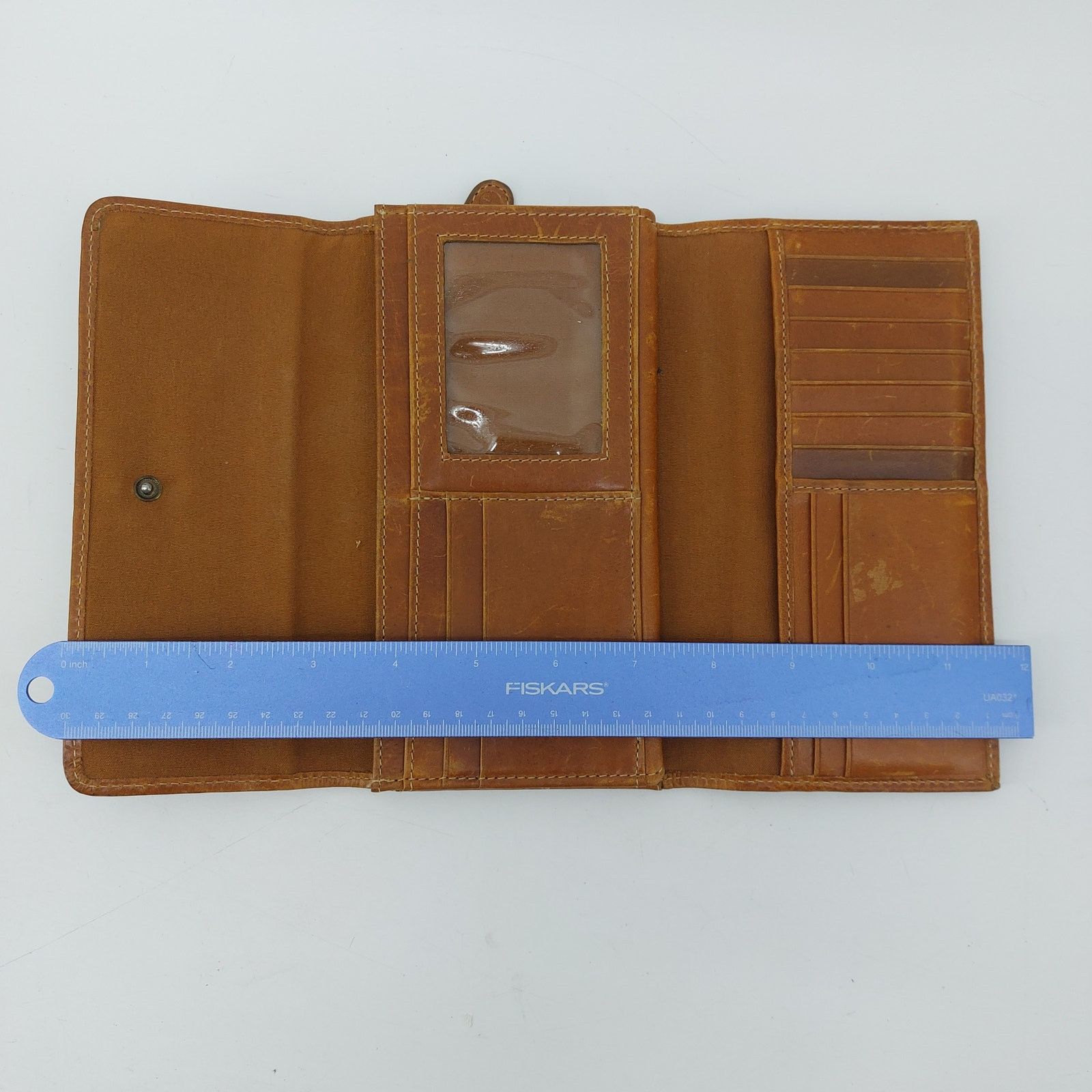 Timberland Timberland Genuine Leather Trifold Wallet Brown Brown Cards Size ONE SIZE - 7 Thumbnail