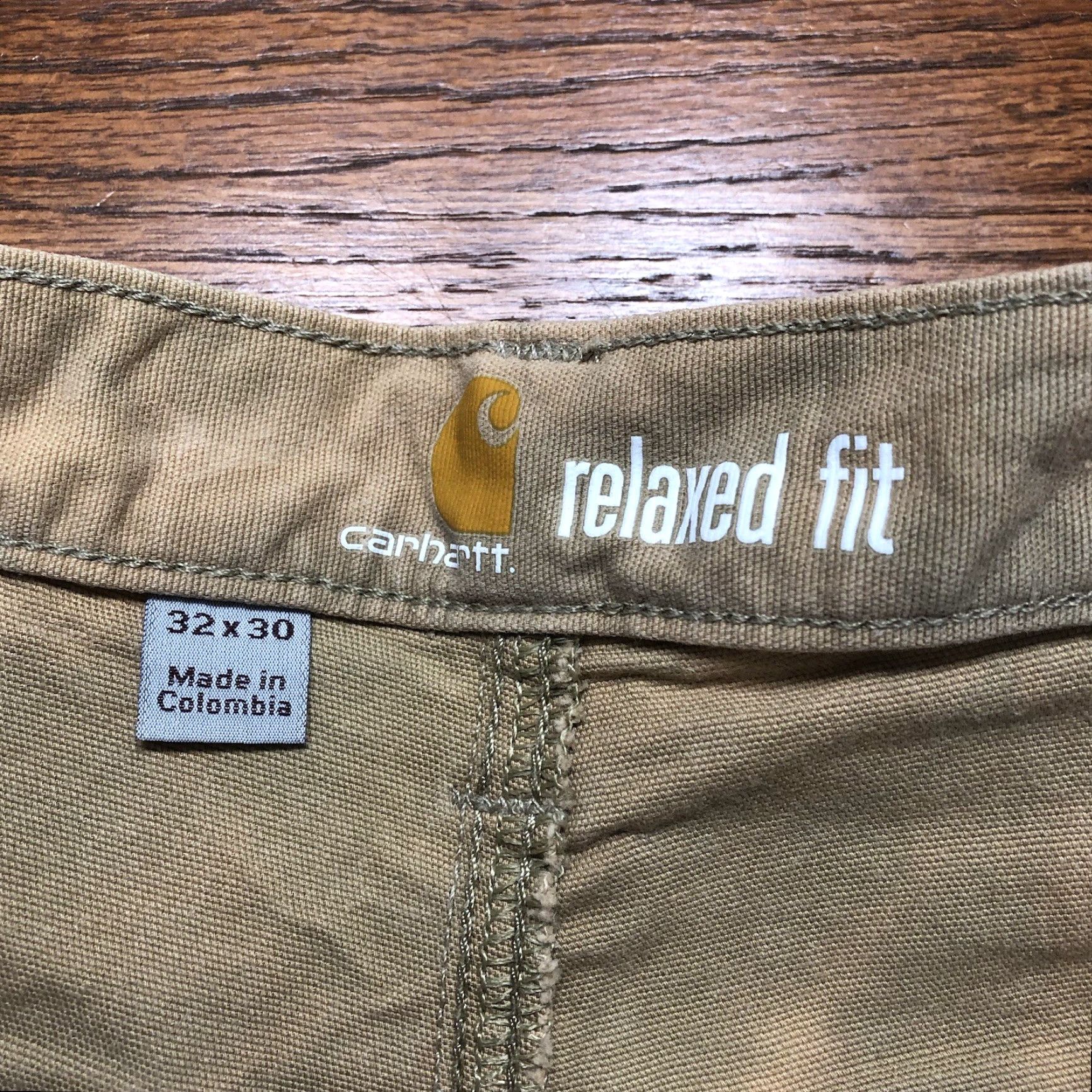 Carhartt VINTAGE Carhartt 102291 Acid Wash Tie Dye Relaxed Pants Canvas Mens 32x30 32x29 5-Pocket Workwear Jeans Belt Loops Brown Carhartt Logo Pockets Size US 32 / EU 48 - 7 Thumbnail