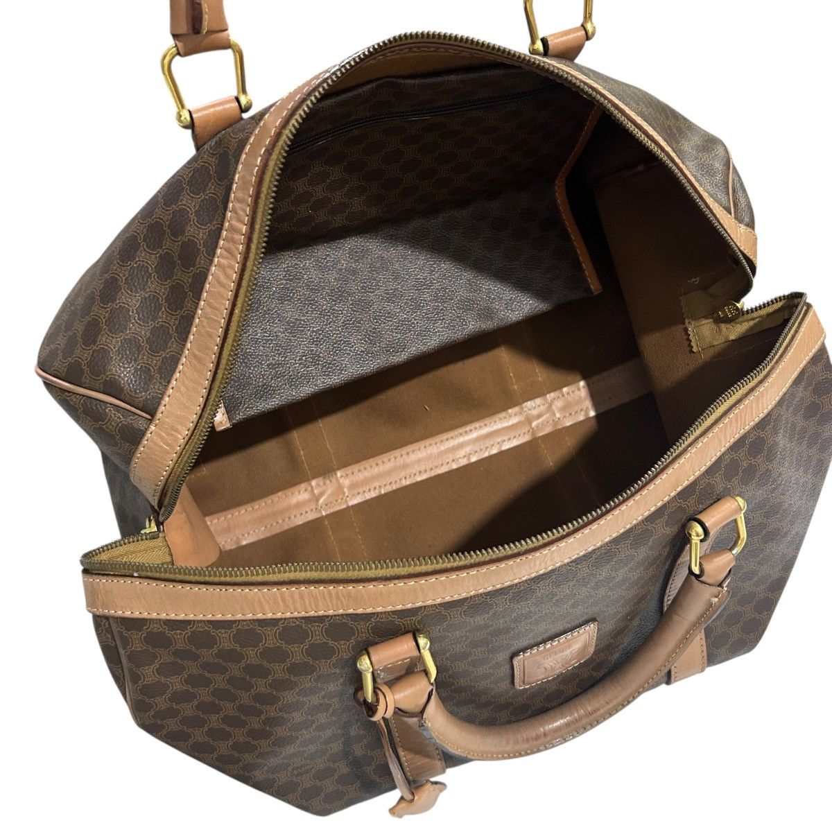 Celine × Vintage 🔥RARE🔥CELINE VINTAGE MONOGRAM DUFFLE TRAVEL BAG Size ONE SIZE - 11 Thumbnail
