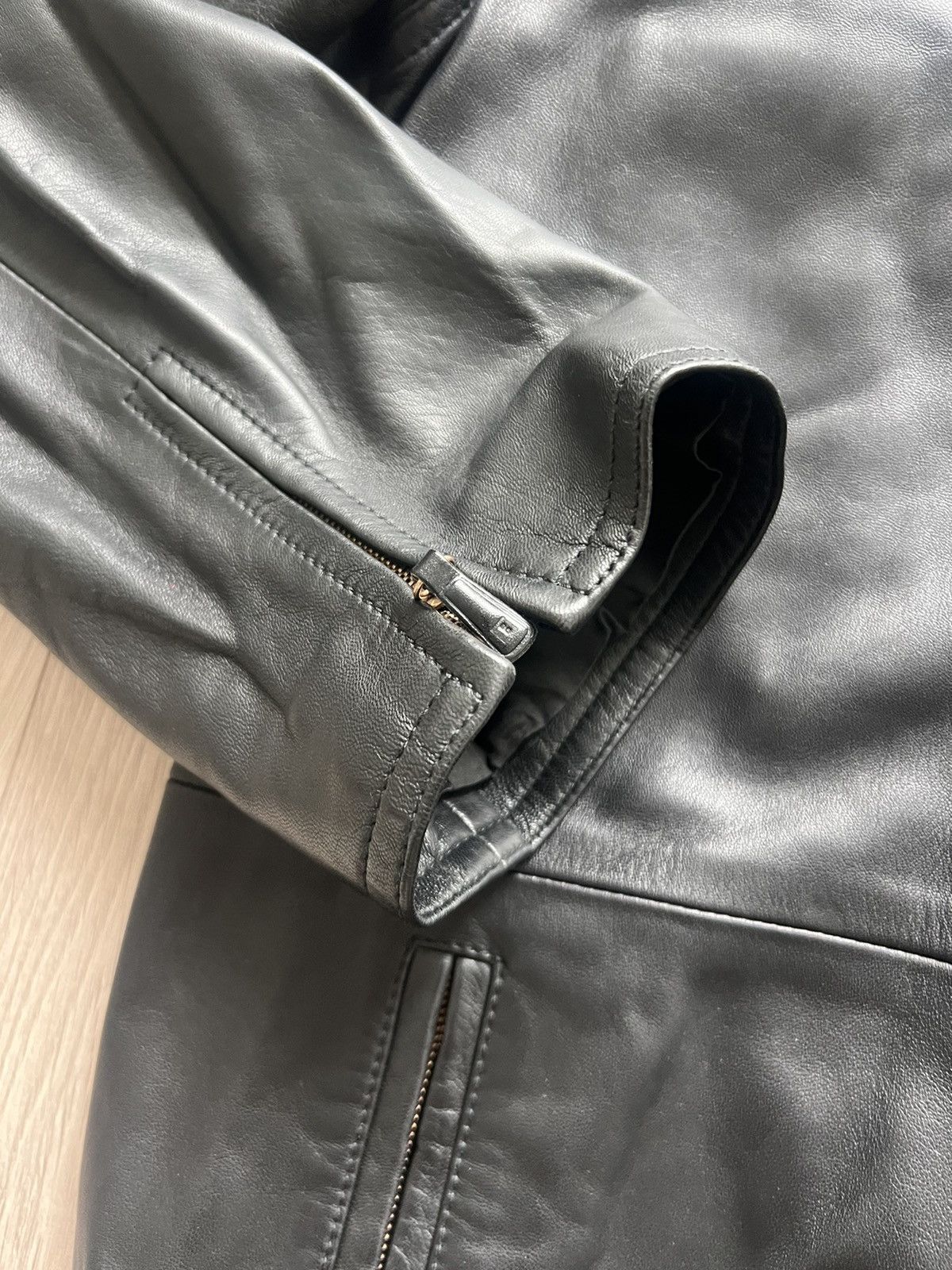 Bally × Designer × Vintage Bally Leather jacket MA Mars Medium Long Size 44 US Size US L / EU 52-54 / 3 - 4 Thumbnail